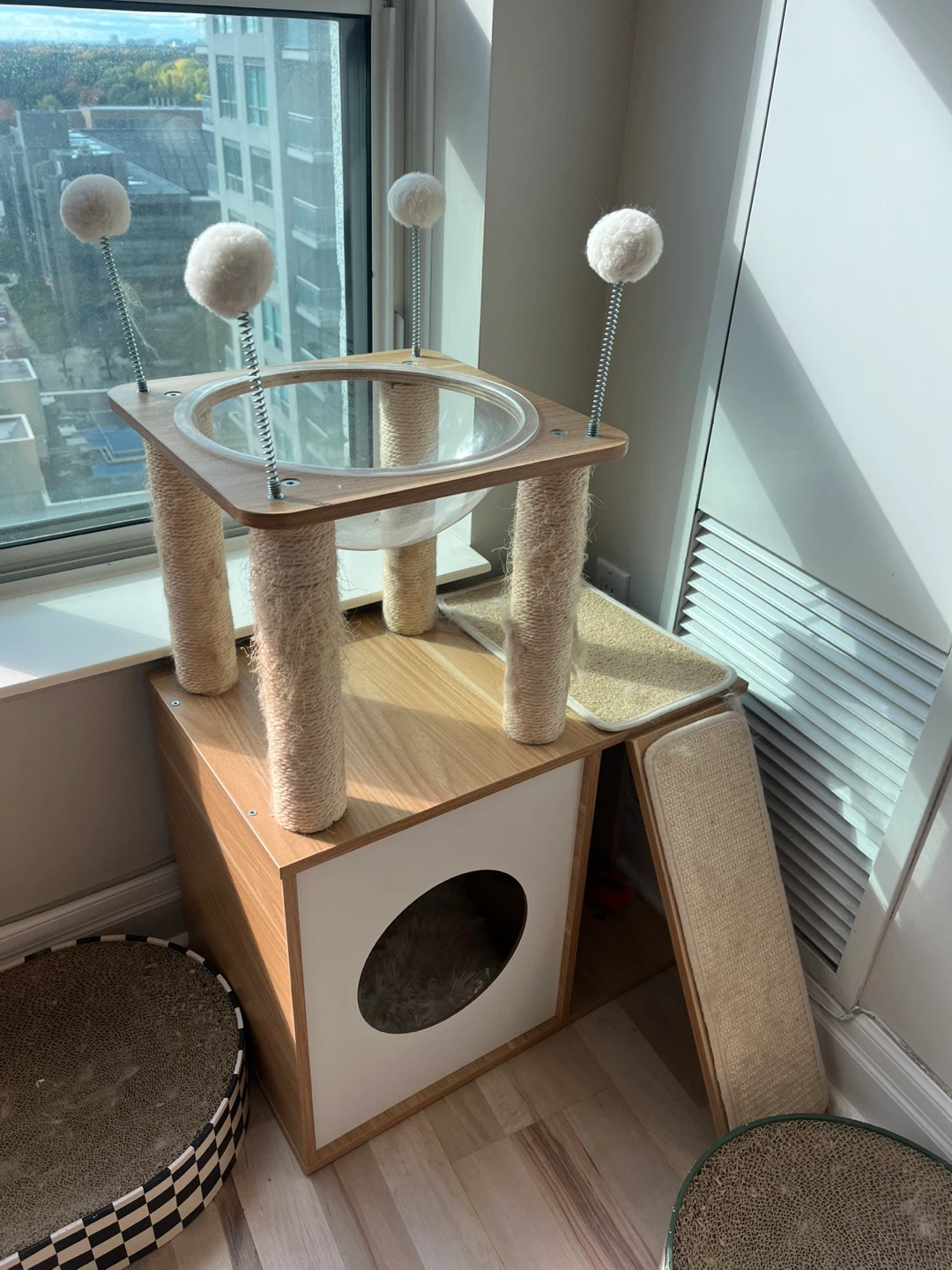 Cat Tree with Scratching Post & Condo