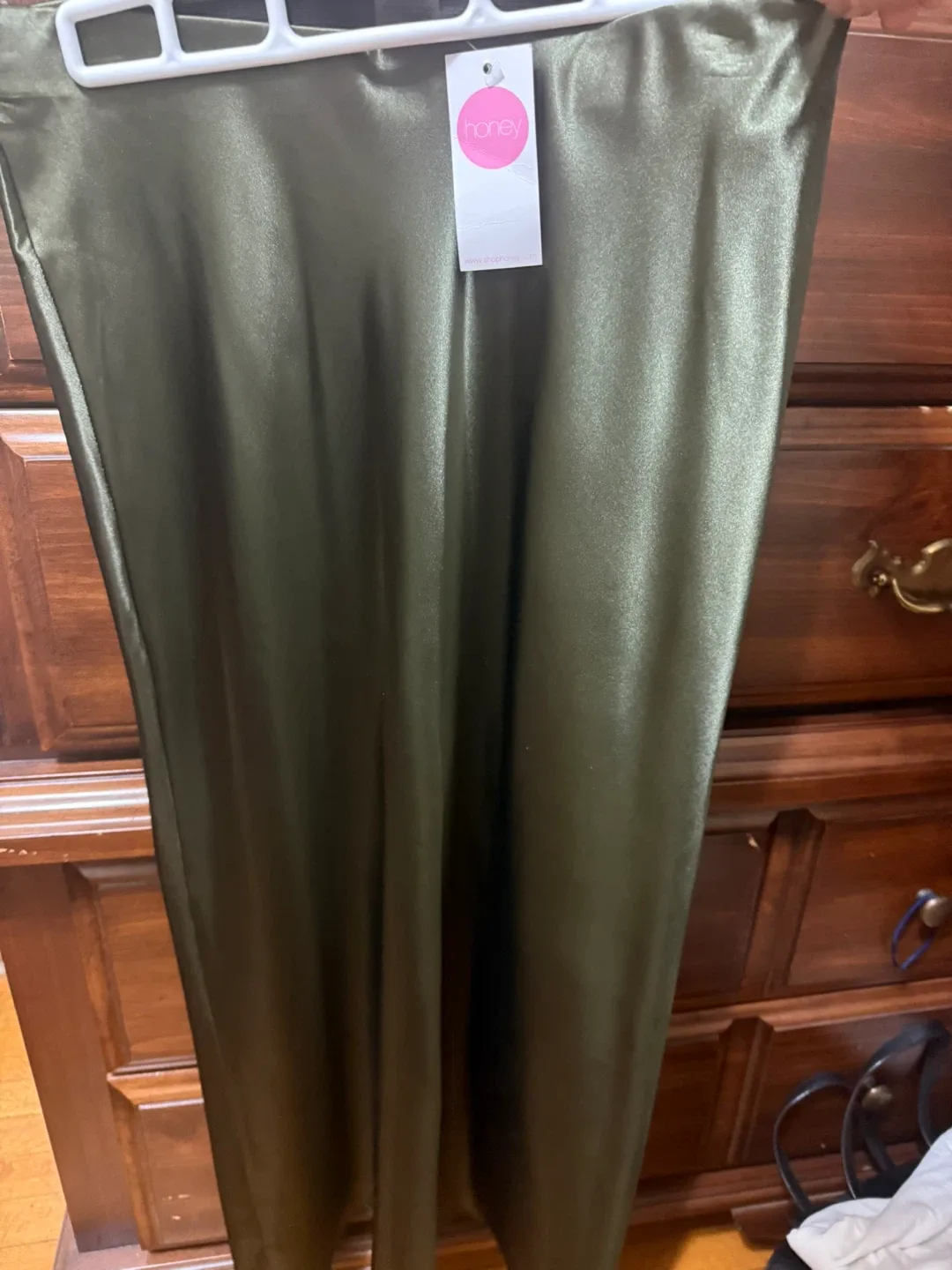 Honey Brand Olive Green Skirt - Size S image indicator(2)