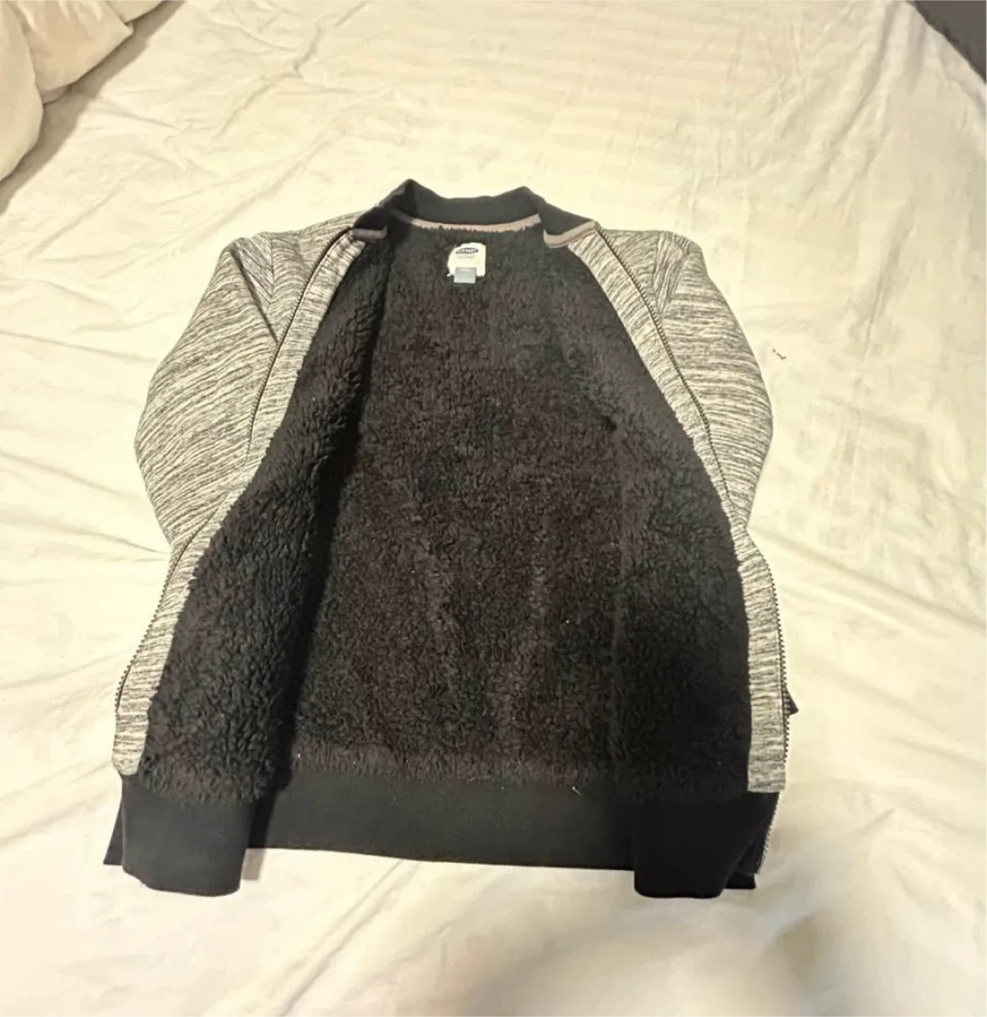 Old Navy Grey Zip-Up Jacket image indicator(2)