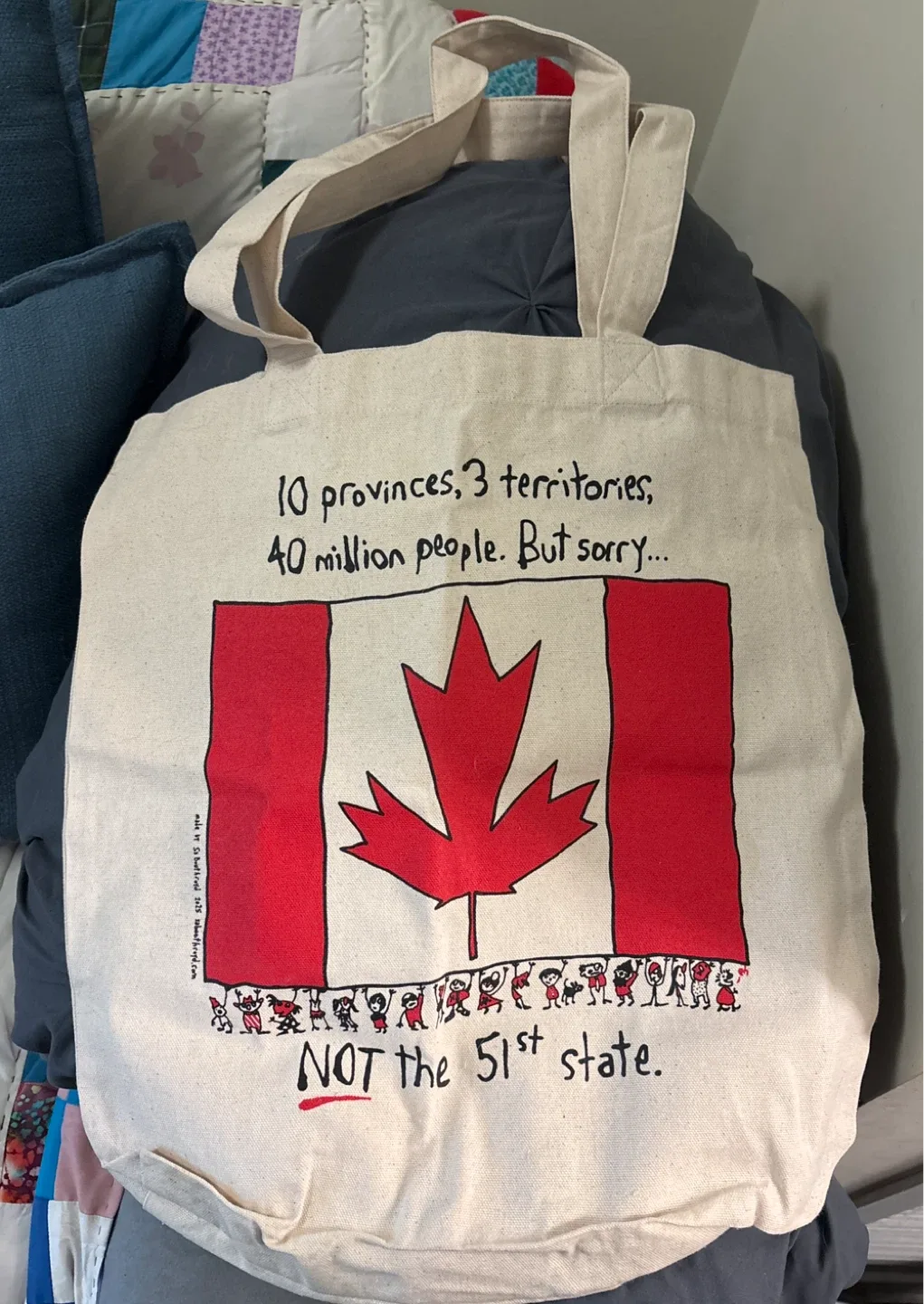 Canadian Pride Tote Bag thumbnail