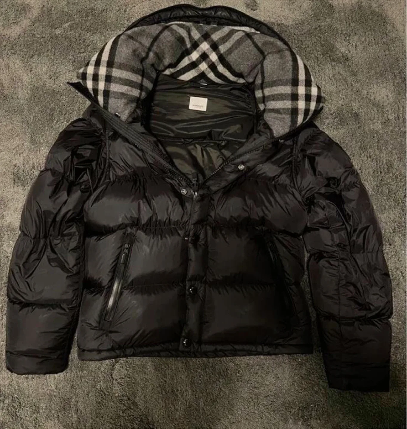 Burberry Black Puffer Jacket thumbnail