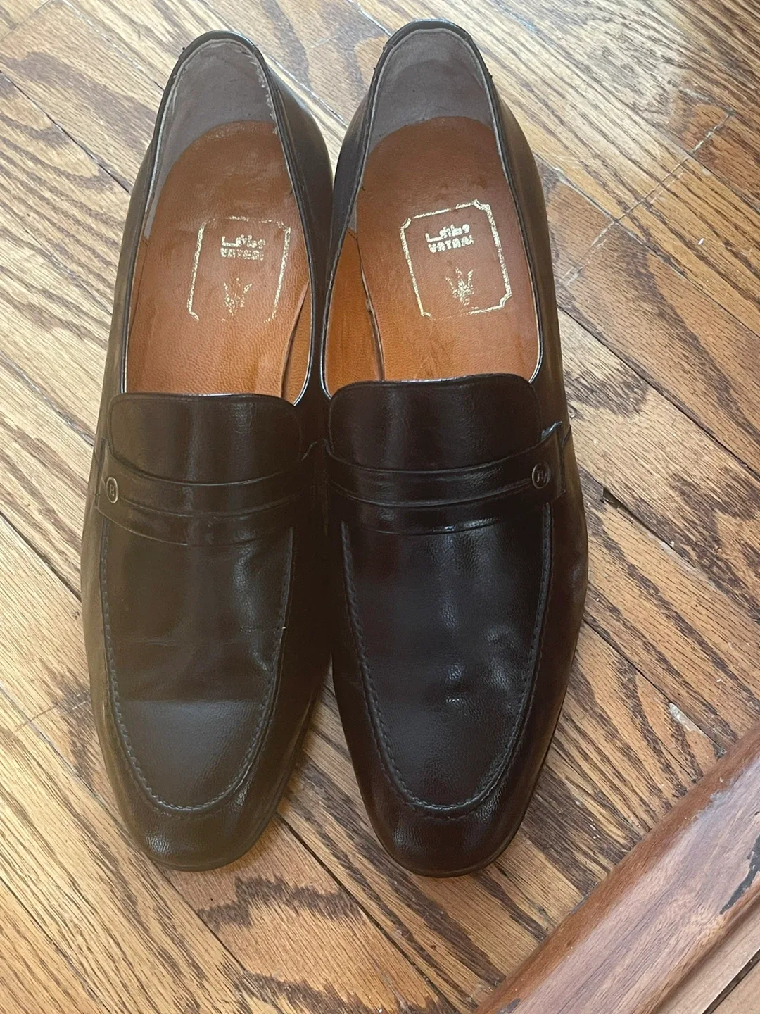 Vatani Black Leather Loafers thumbnail