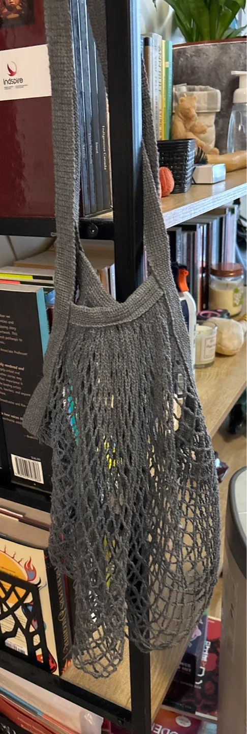 Grey Mesh Market Bag thumbnail