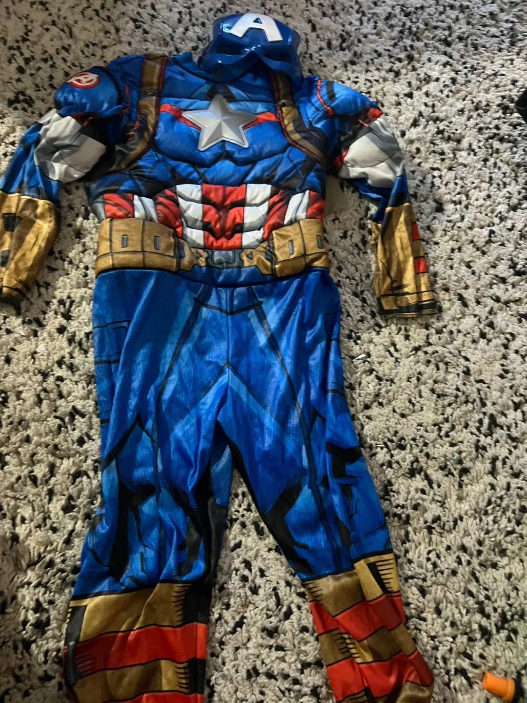 Captain America Costume (6-8yrs) image indicator(2)