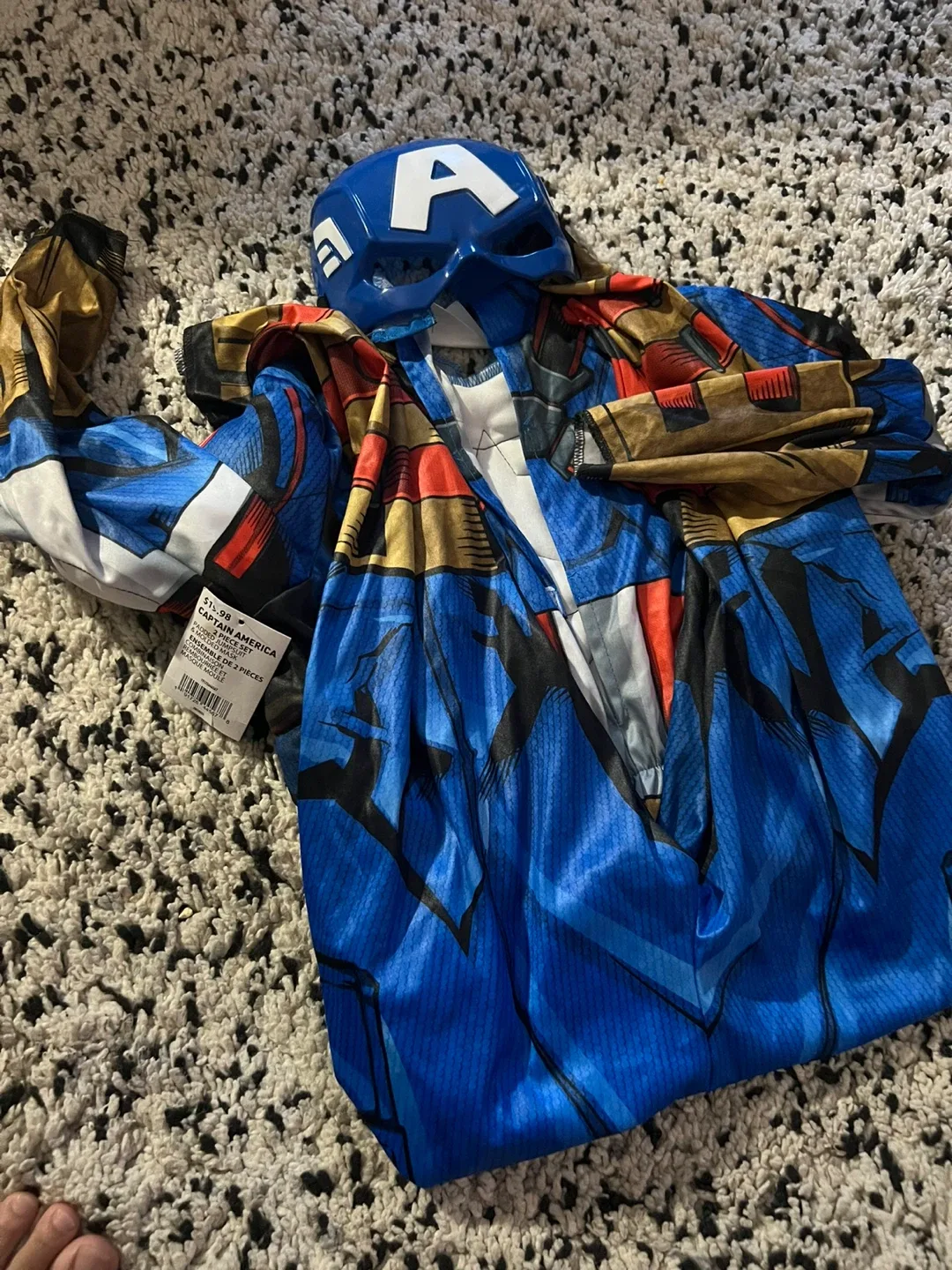 Captain America Costume (6-8yrs) image indicator(6)