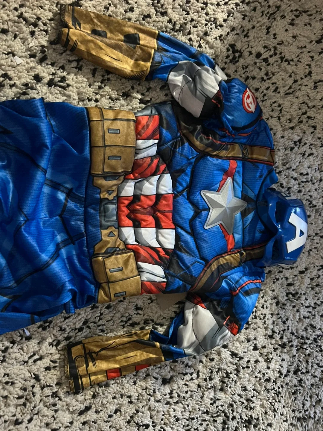 Captain America Costume (6-8yrs) image indicator(5)