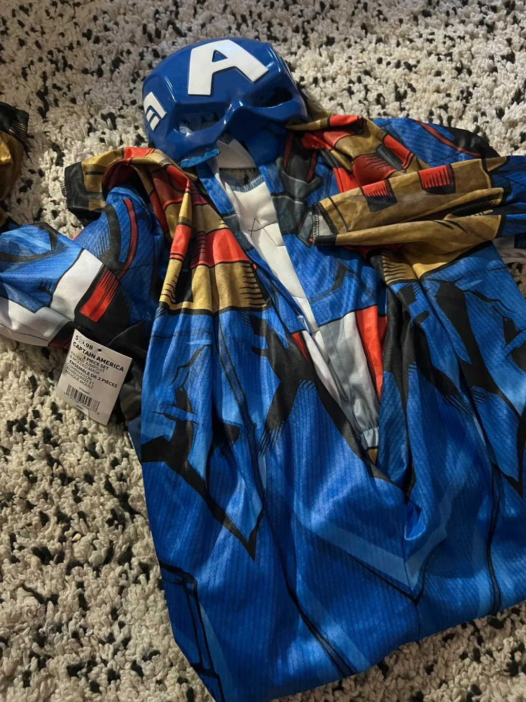 Captain America Costume (6-8yrs) image indicator(7)