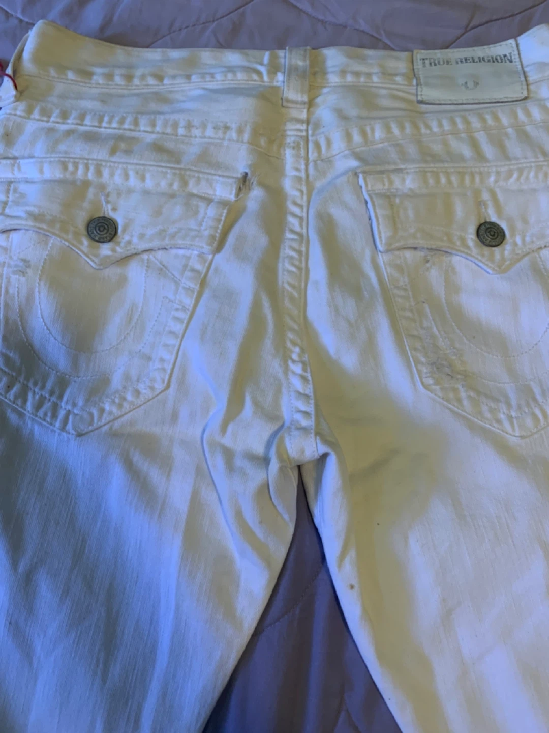 True Religion White Jeans size 32 - photo 3