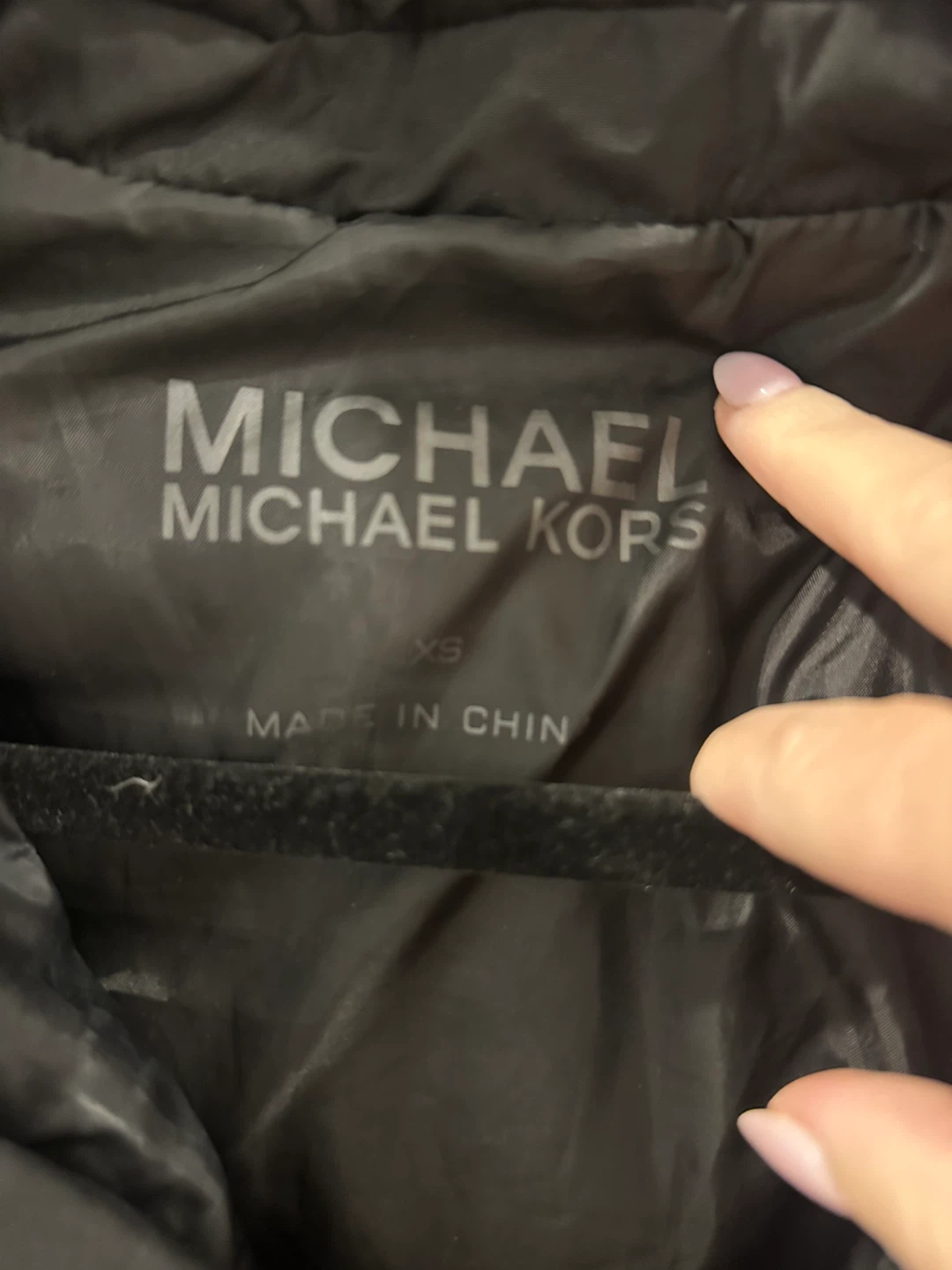 Michael Michael Kors Black Down Puffer Coat XS - photo 2