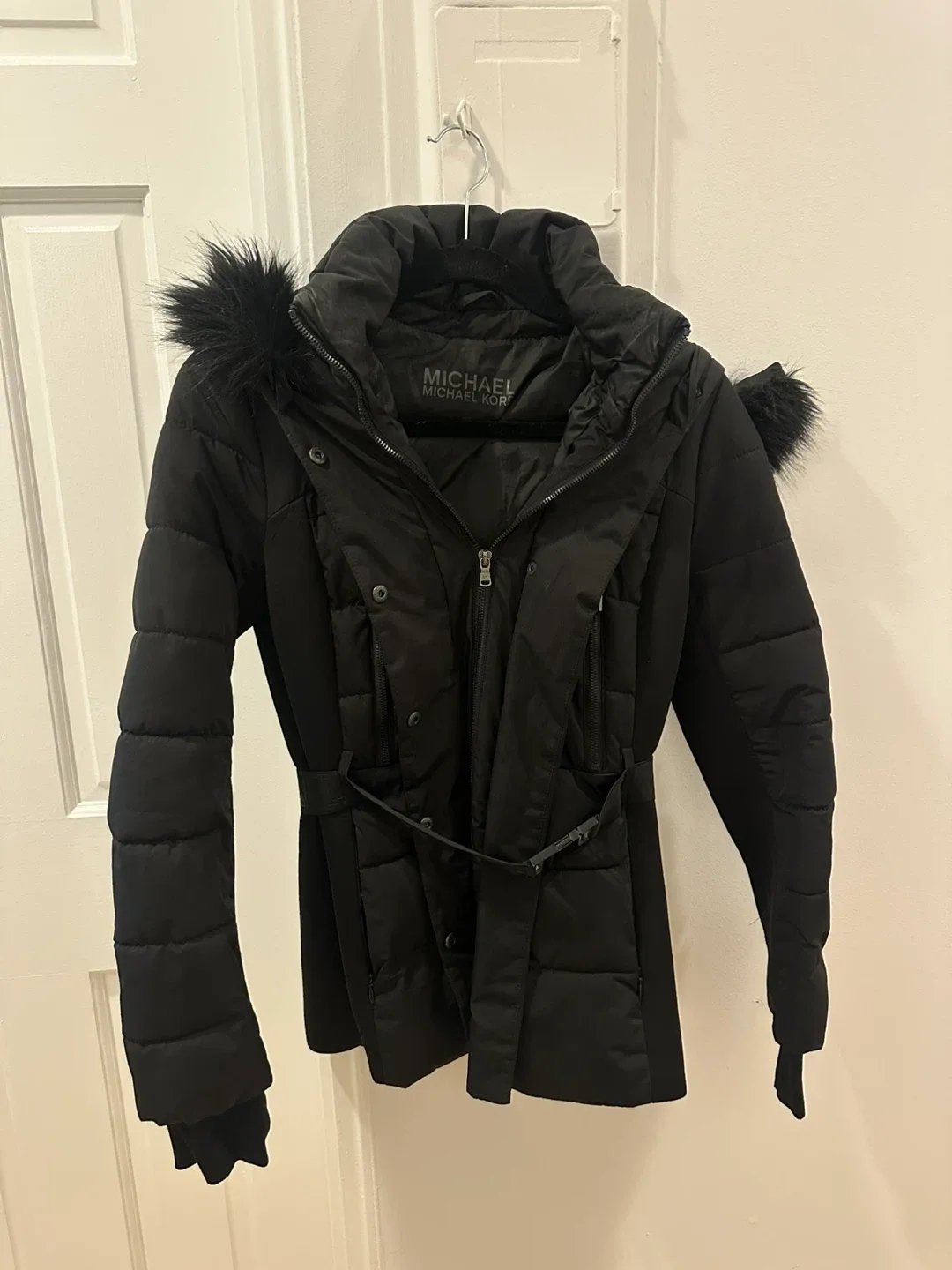 Michael Michael Kors Black Down Puffer Coat XS thumbnail