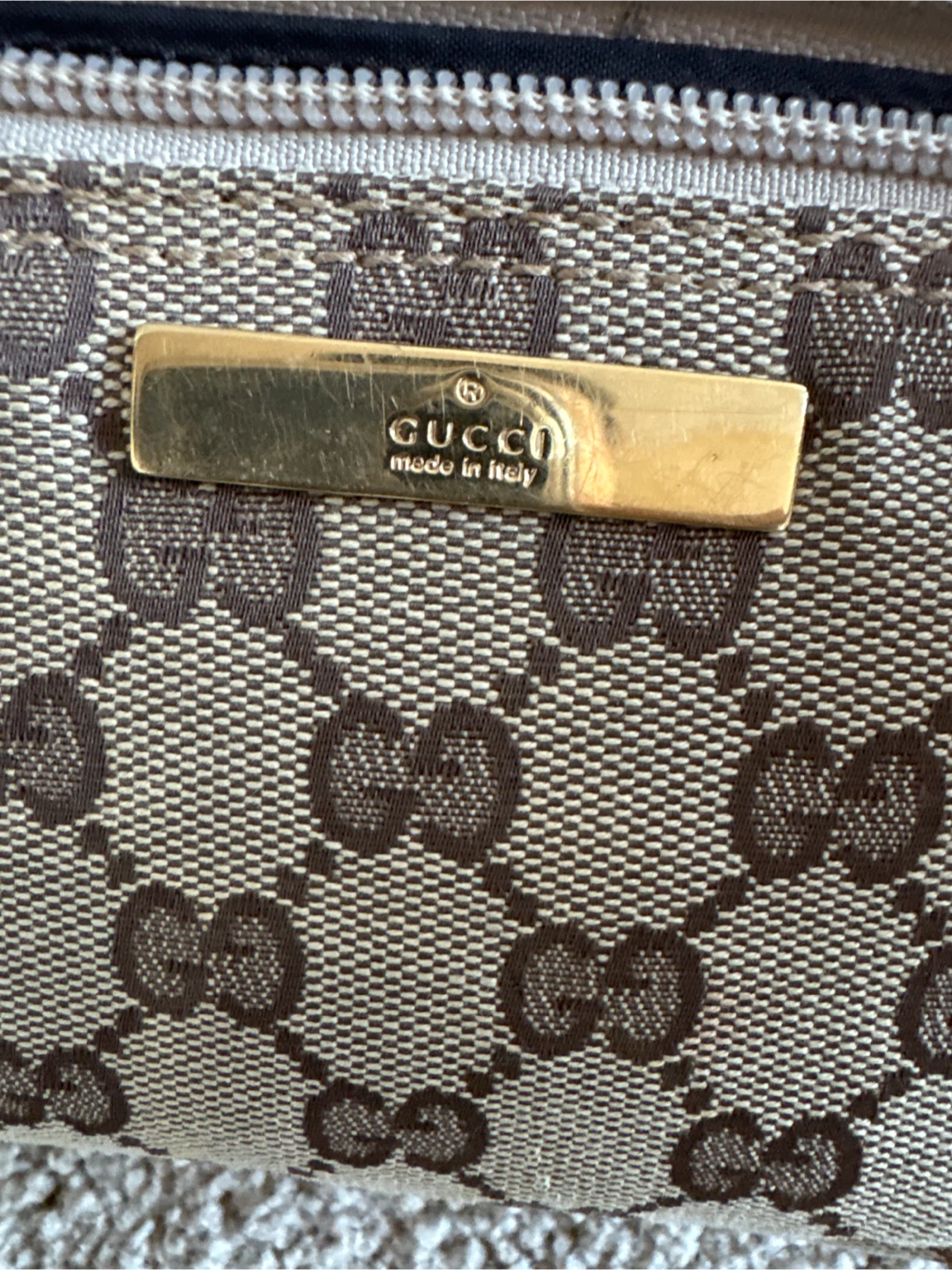 Gucci Monogram Canvas Pouch - photo 5