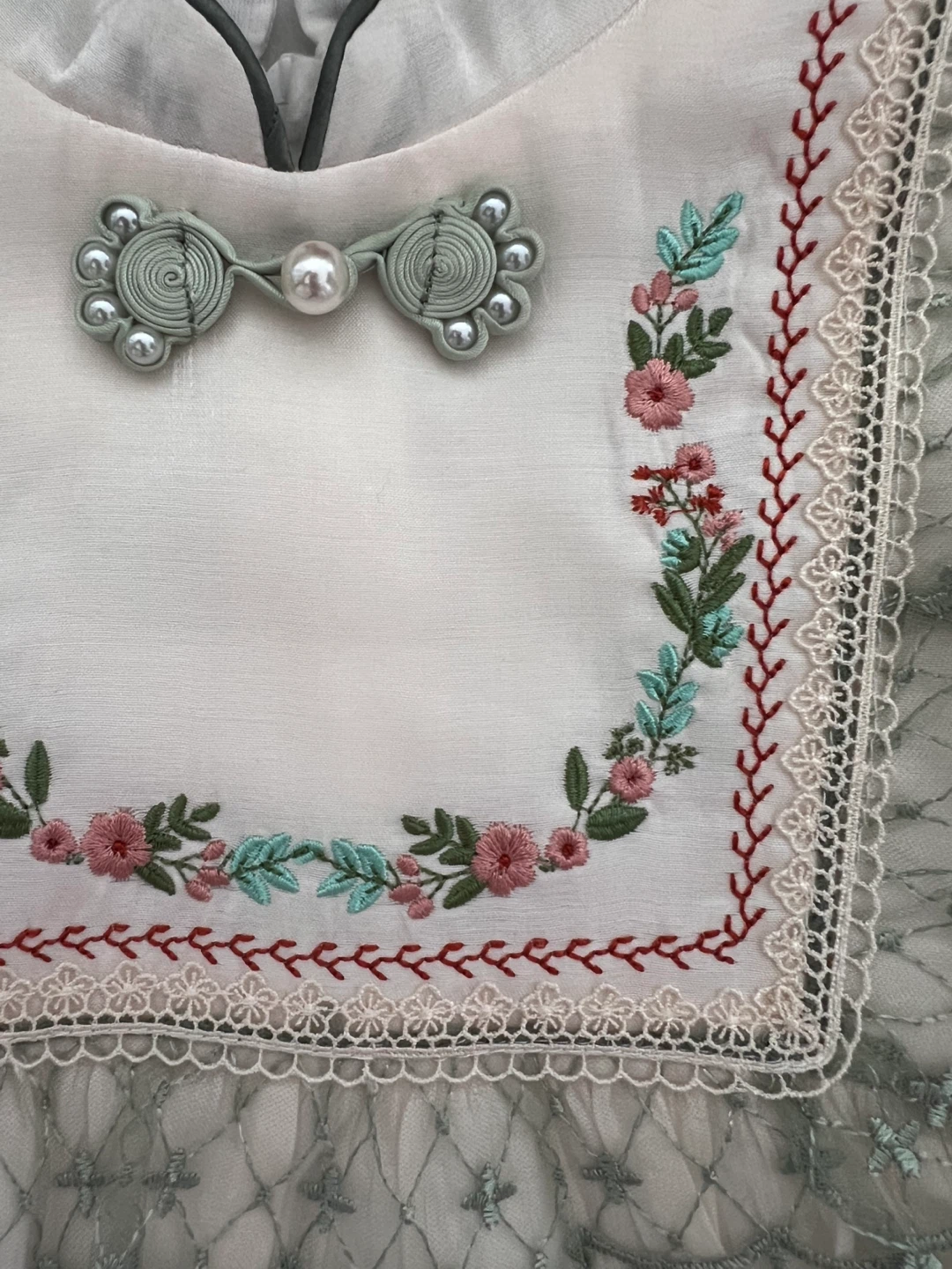 Embroidered Girl's Dress - 18-24m - photo 3