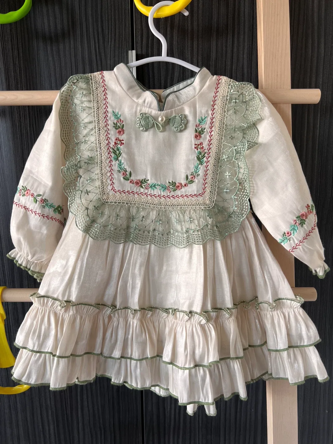 Embroidered Girl's Dress - 18-24m