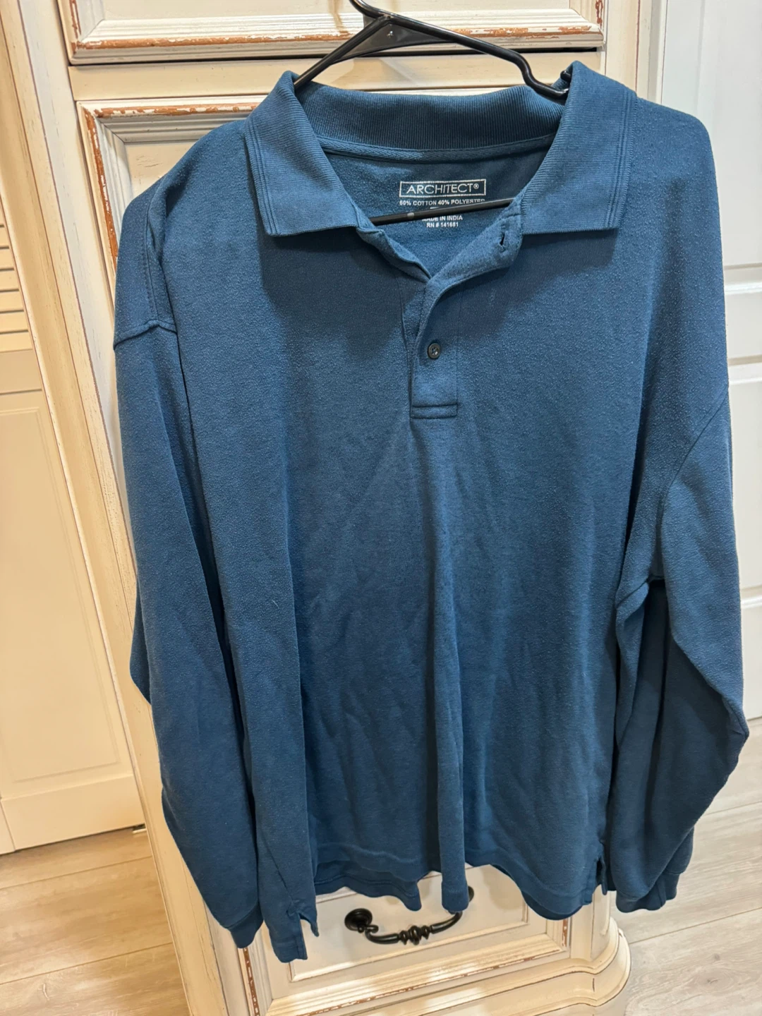 Architect Long Sleeve Polo Shirt - Large