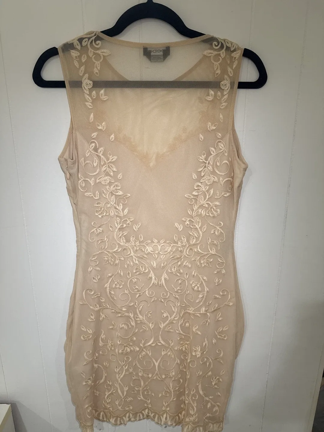 Bebe Beige Dress - Size M image indicator(2)