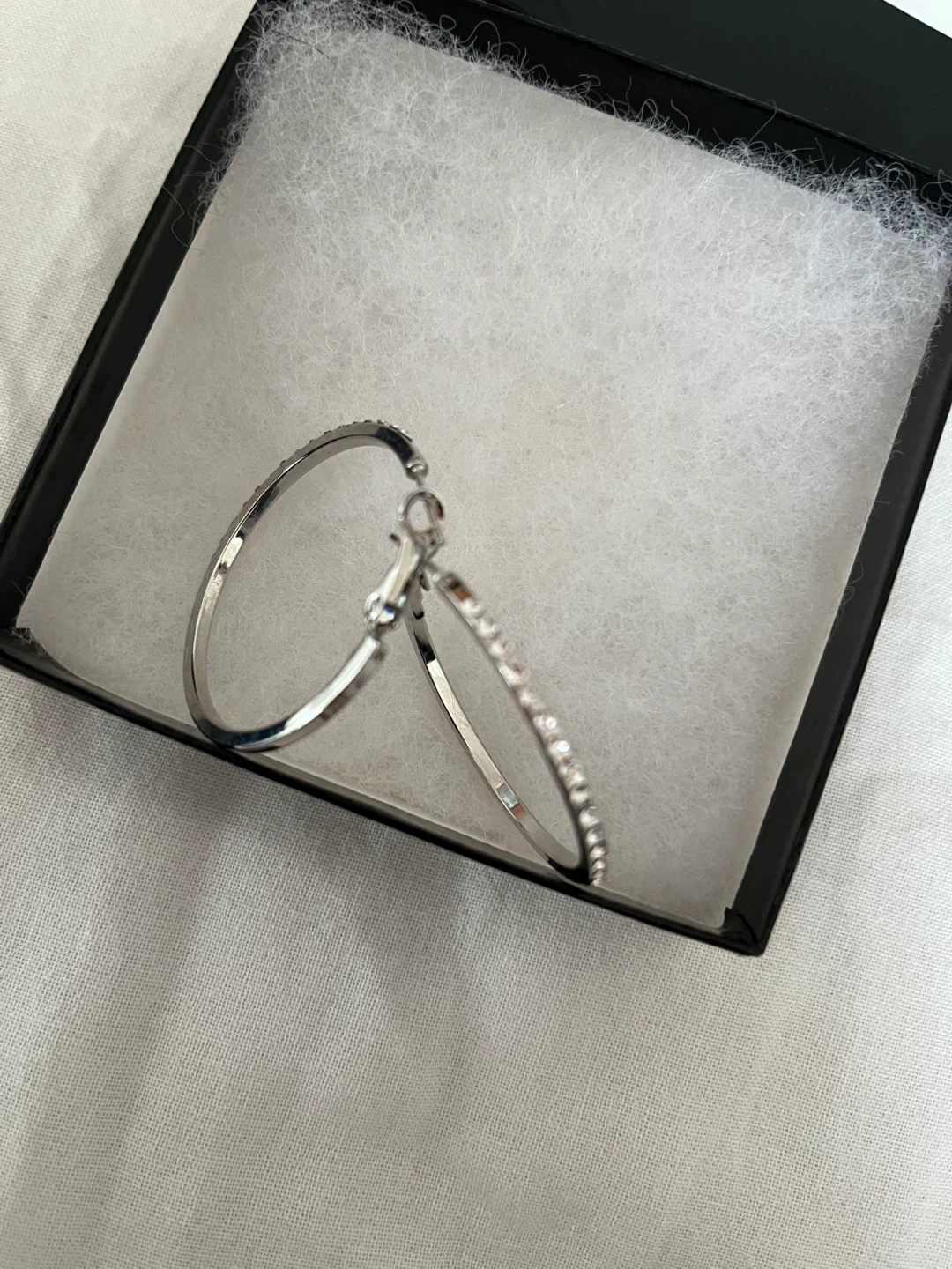 Shay Lowe Silver Hoop Earrings BN IN BOX
