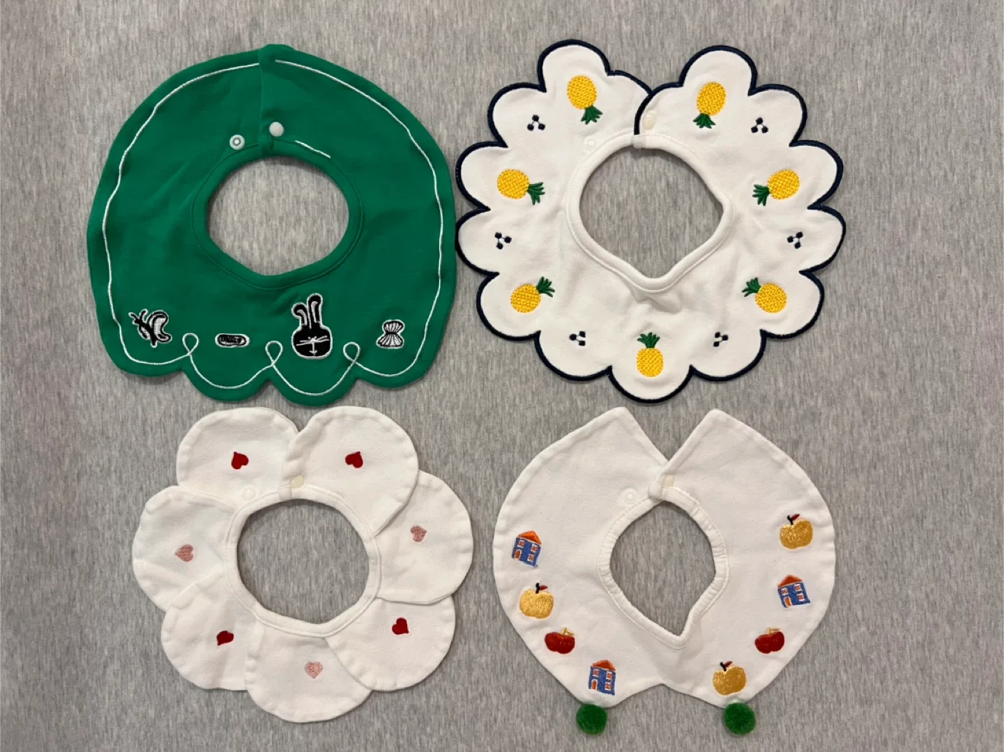 Baby Bibs - Set of 4
