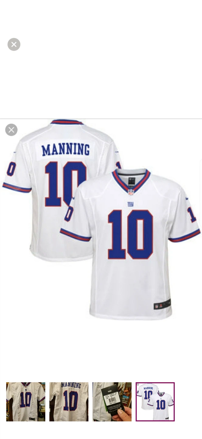 Nike Eli Manning #10 Giants Jersey - Size M