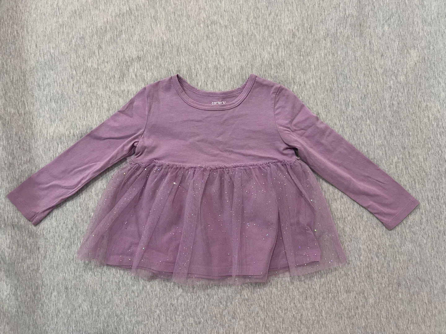 Carter's Purple Tulle Top - 18m