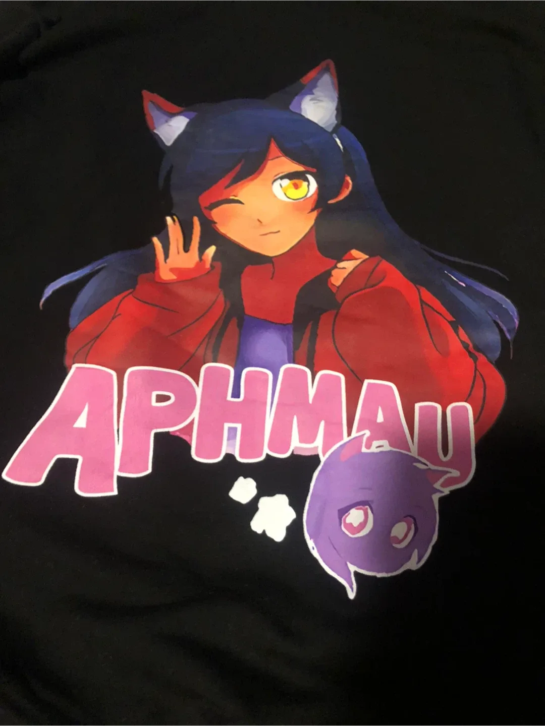 Aphmau Black Hoodie (Size 160) (Brand New) image indicator(2)