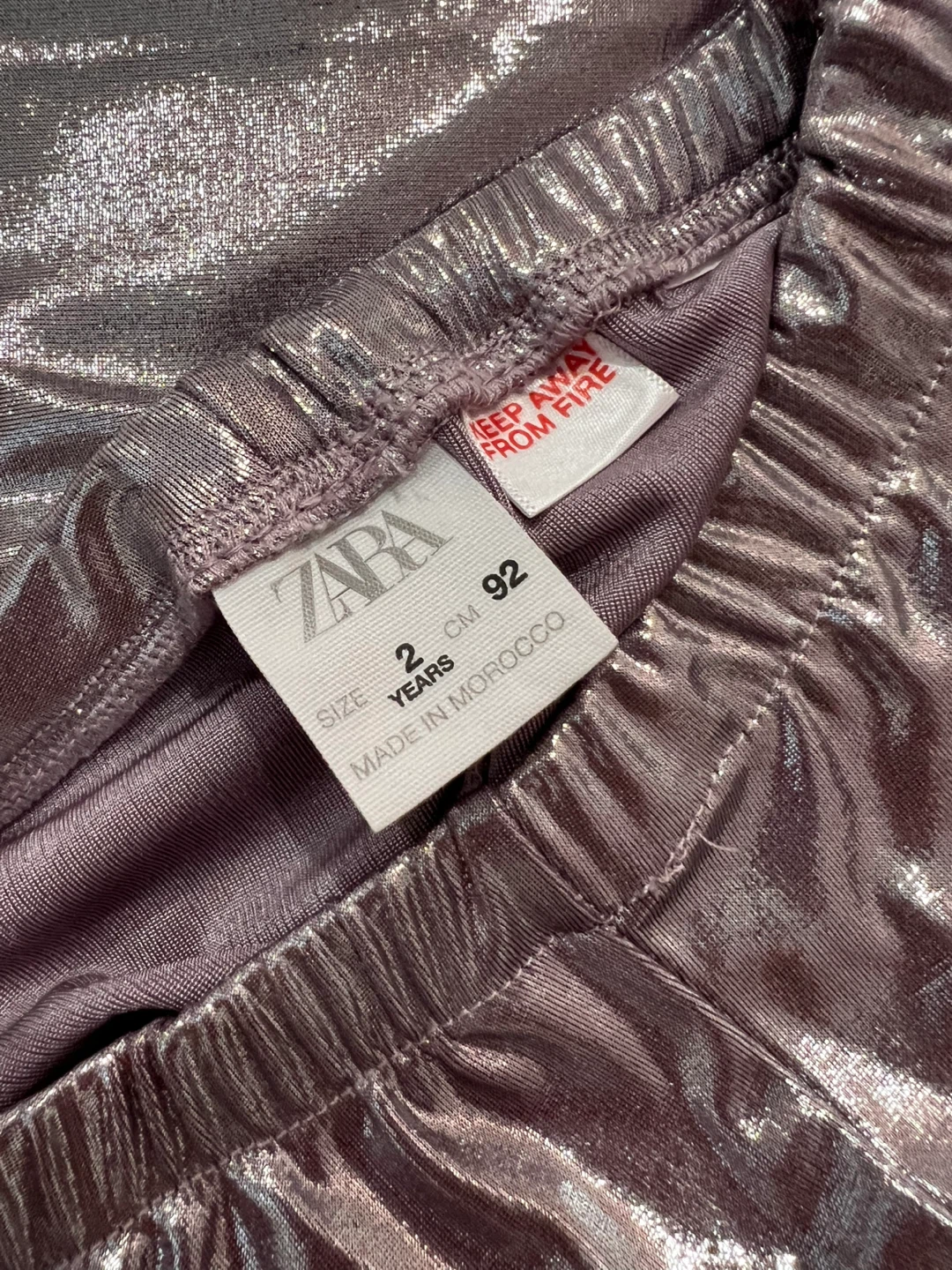 Zara Shiny Leggings - Size 2 Years - photo 4