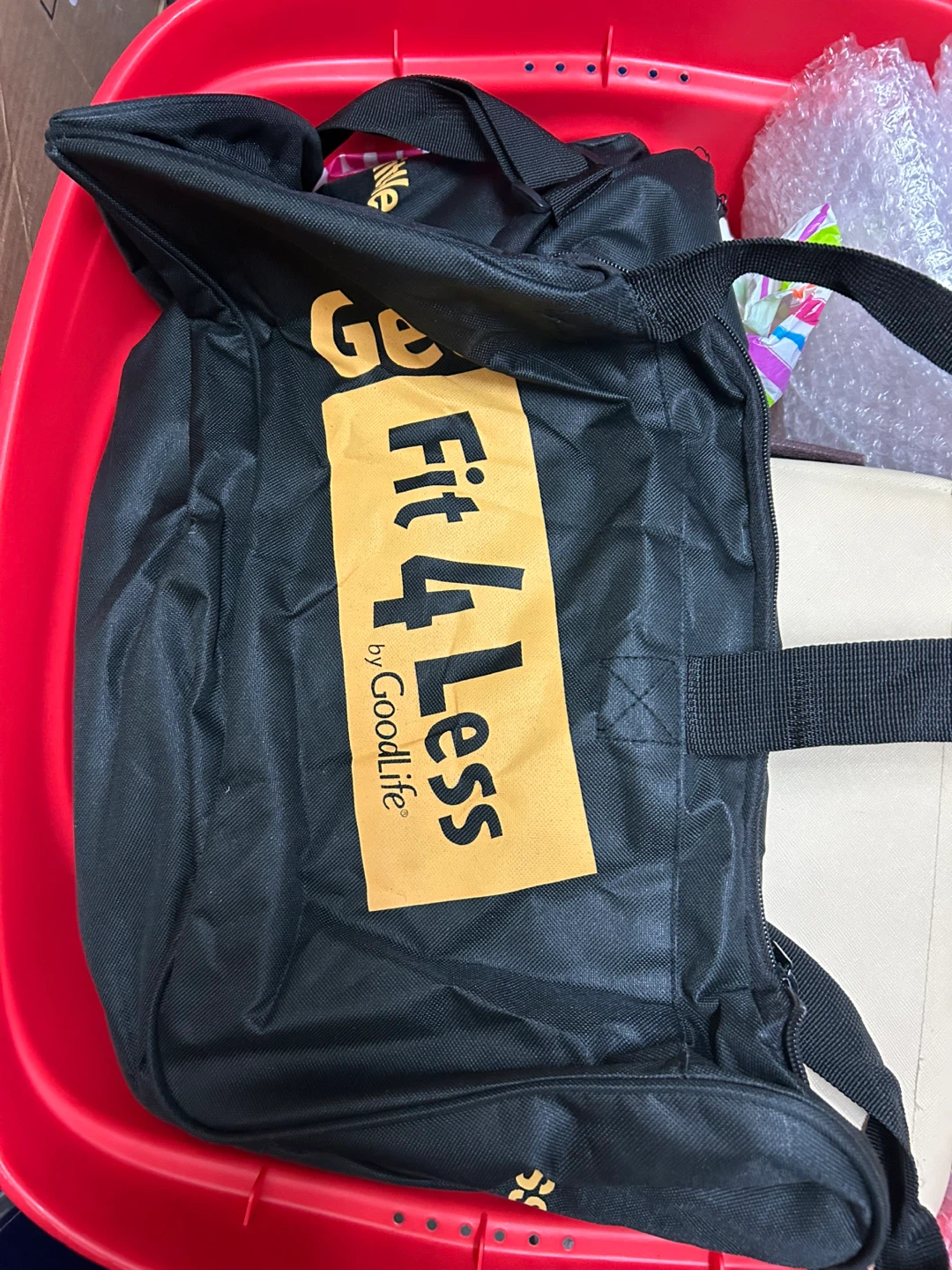 Fit4Less Gym Bag - Black