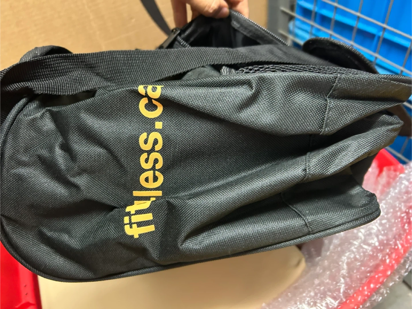 Fit4Less Gym Bag - Black - photo 3