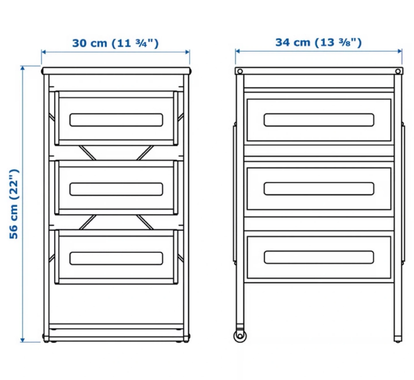 IKEA LENNART Drawer Unit - Like New! - photo 2