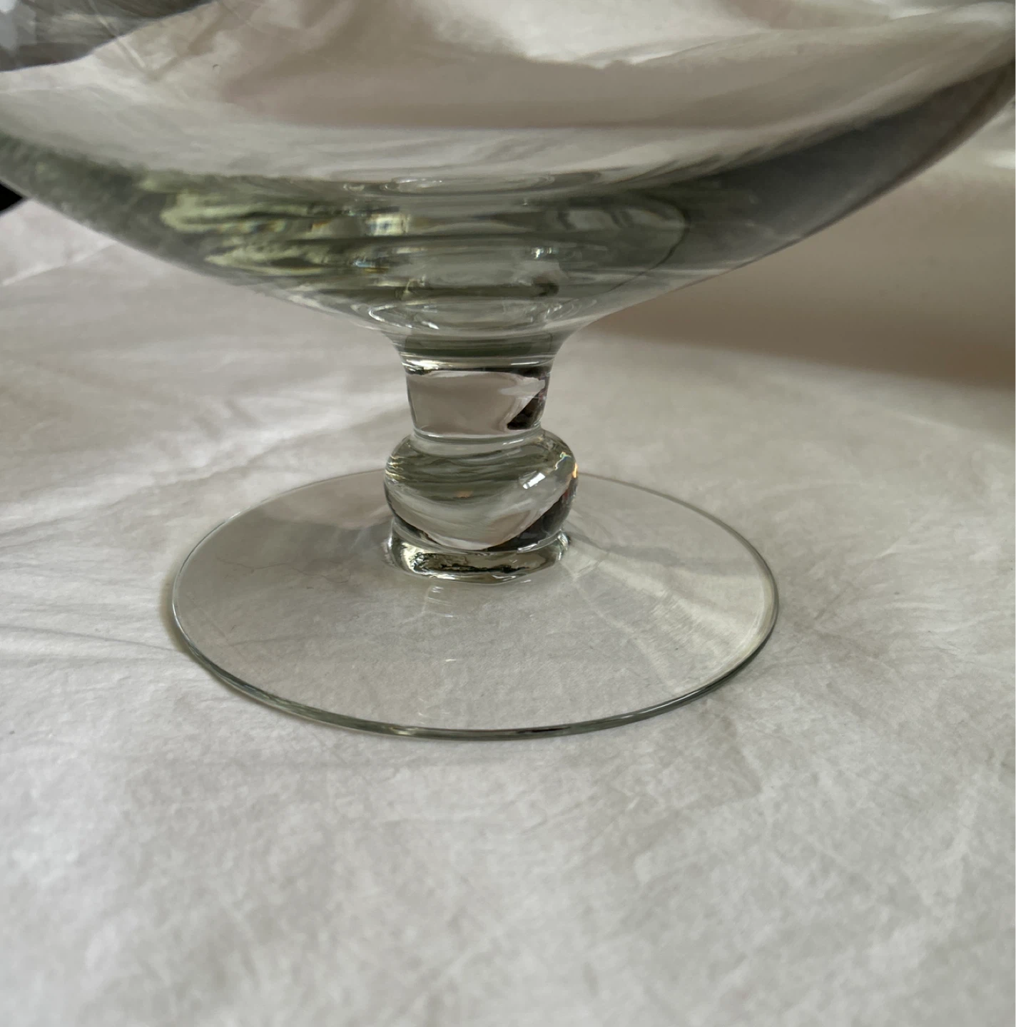 Large Clear Wine Glass - Shape Bowl - photo 5