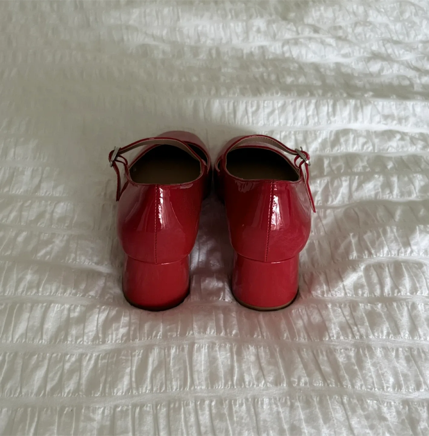 Steve Madden Red Patent Mary Jane Heels image indicator(4)