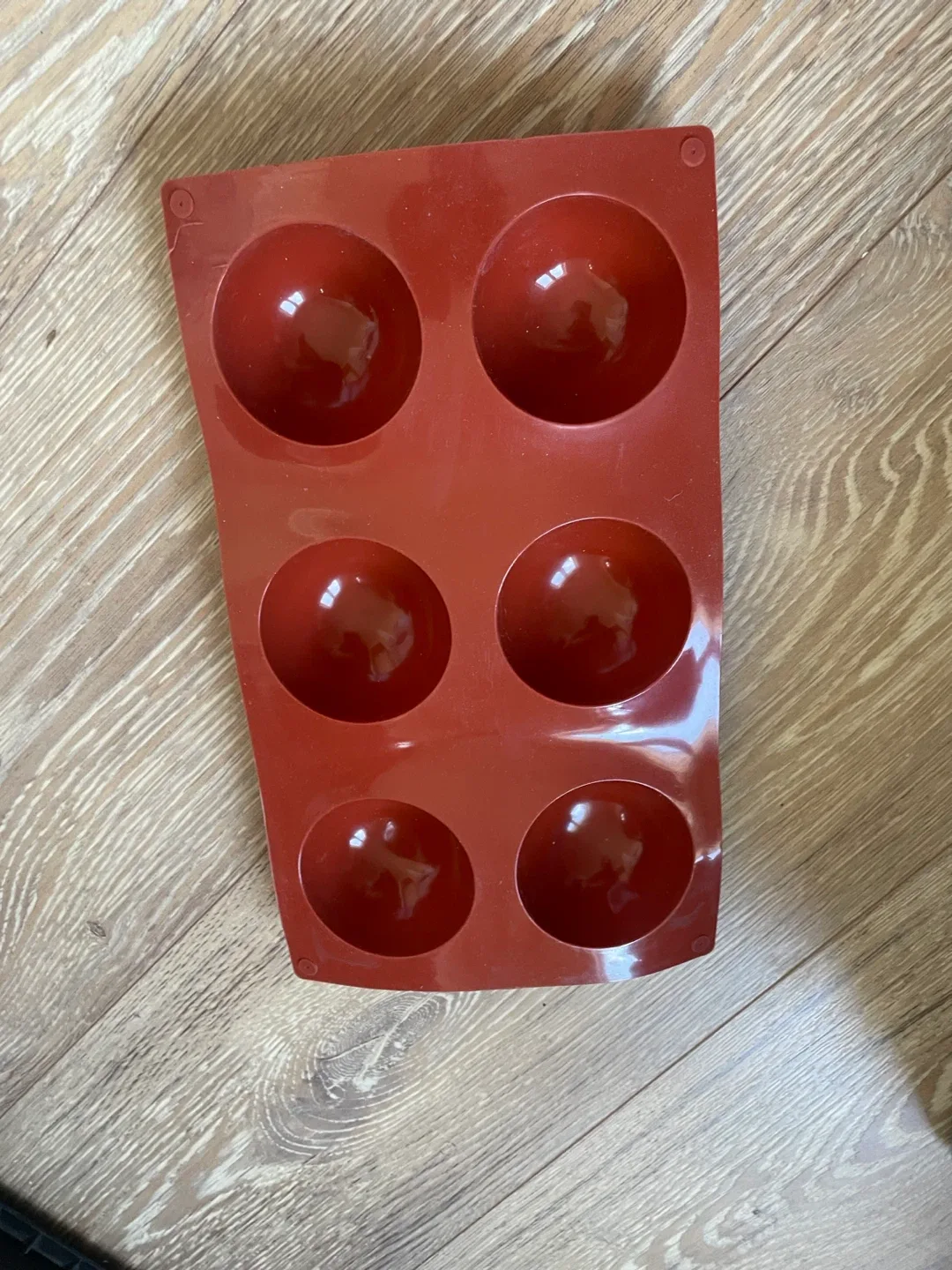 🥕Silicone Half Sphere Mold - Red thumbnail