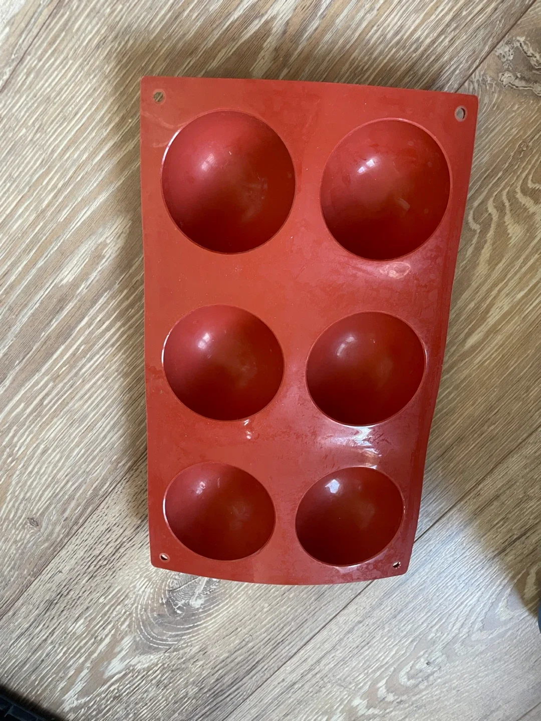 Carrot 🥕 Red Silicone Sphere Mold thumbnail