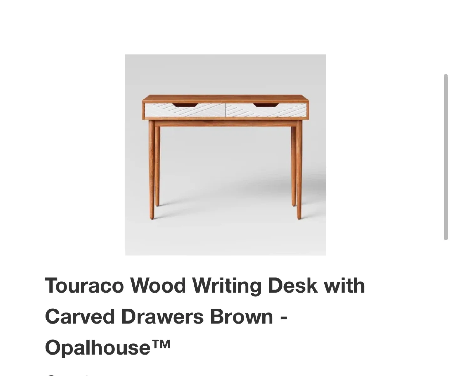 Opalhouse Touraco Wood Writing Desk image indicator(4)