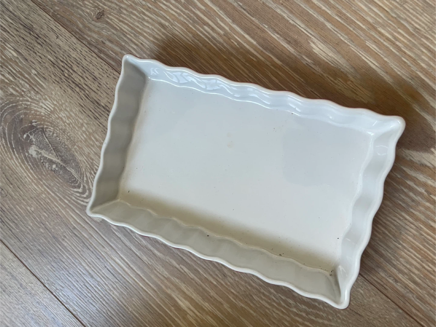 🥕White Ceramic Tray