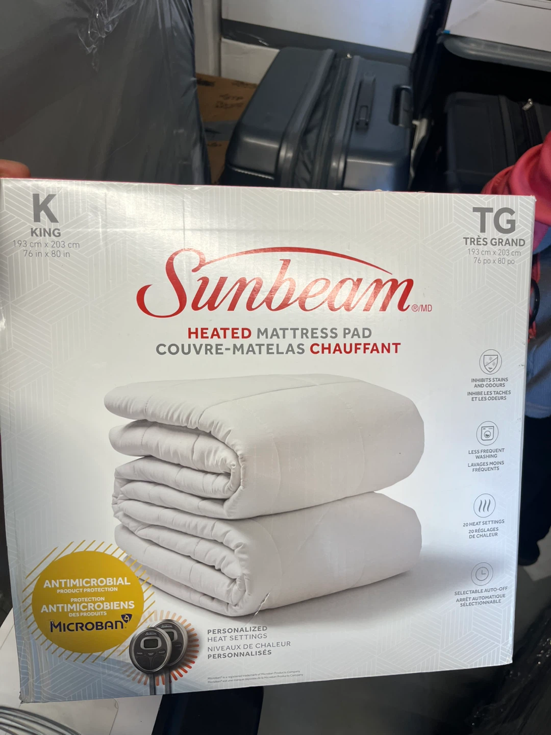 Sunbeam Heated Mattress Pad - King Size - photo 2