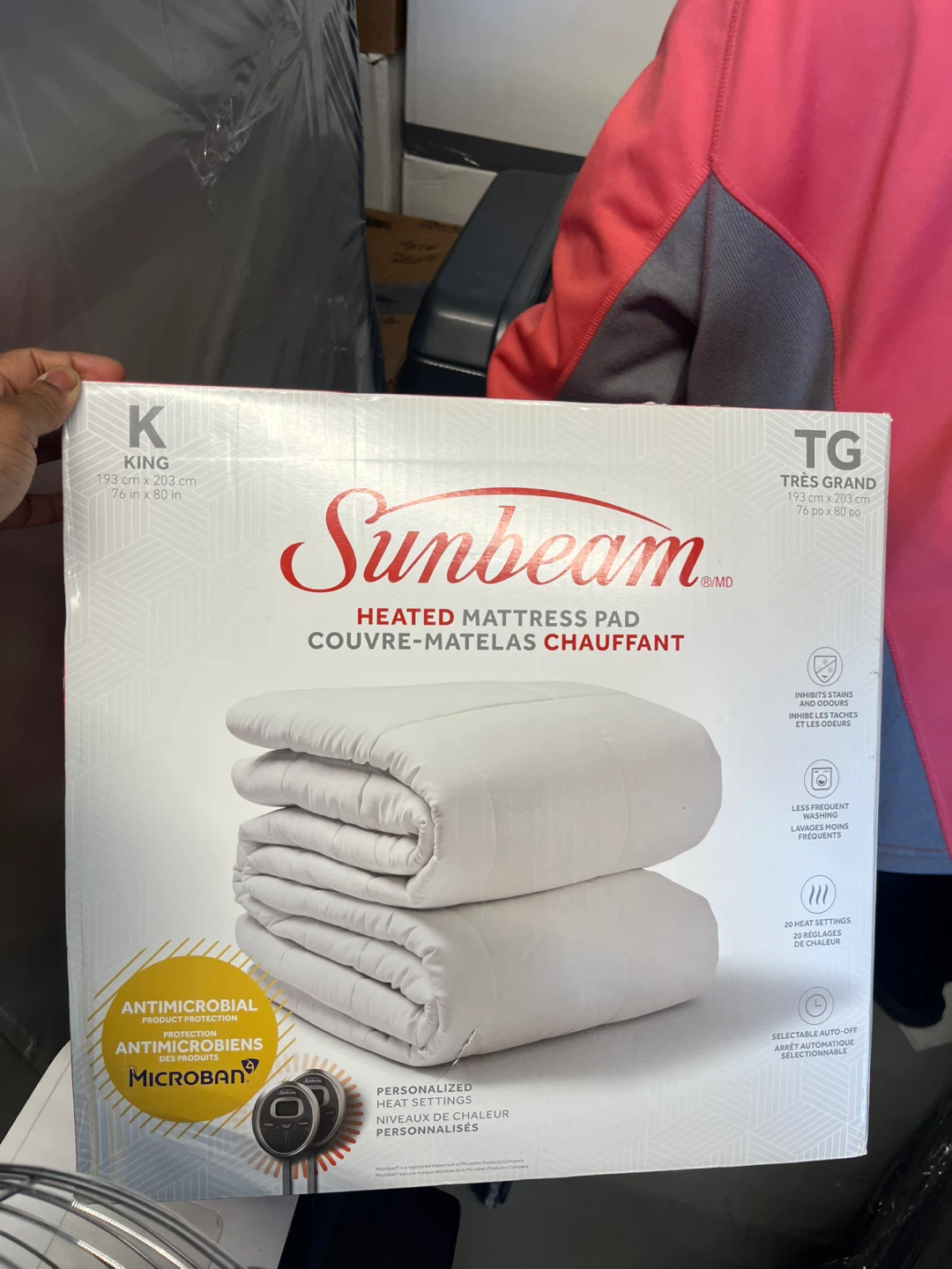 Sunbeam Heated Mattress Pad - King Size