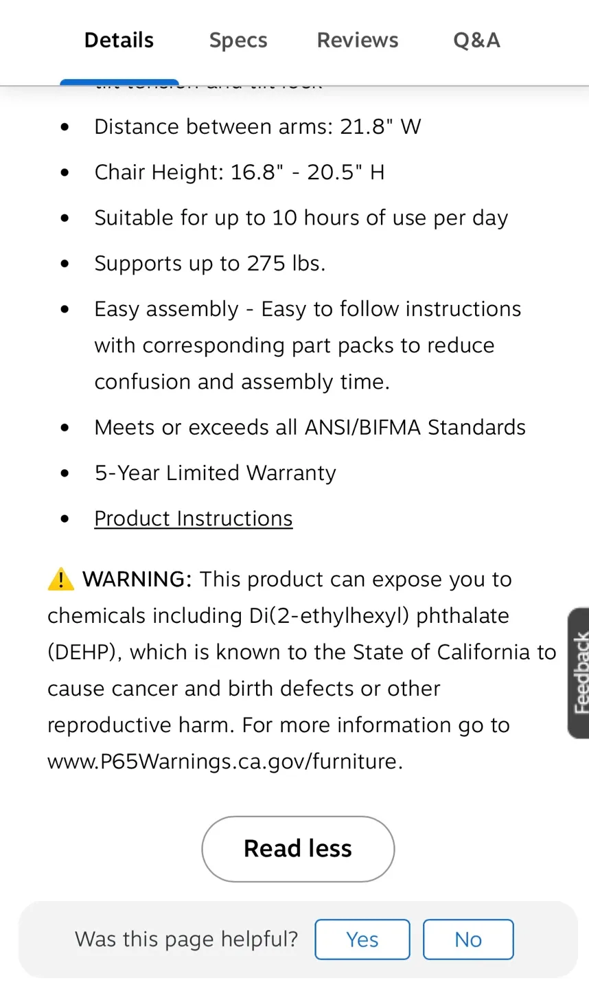 Staples Ergonomic Swivel Desk Chair image indicator(3)