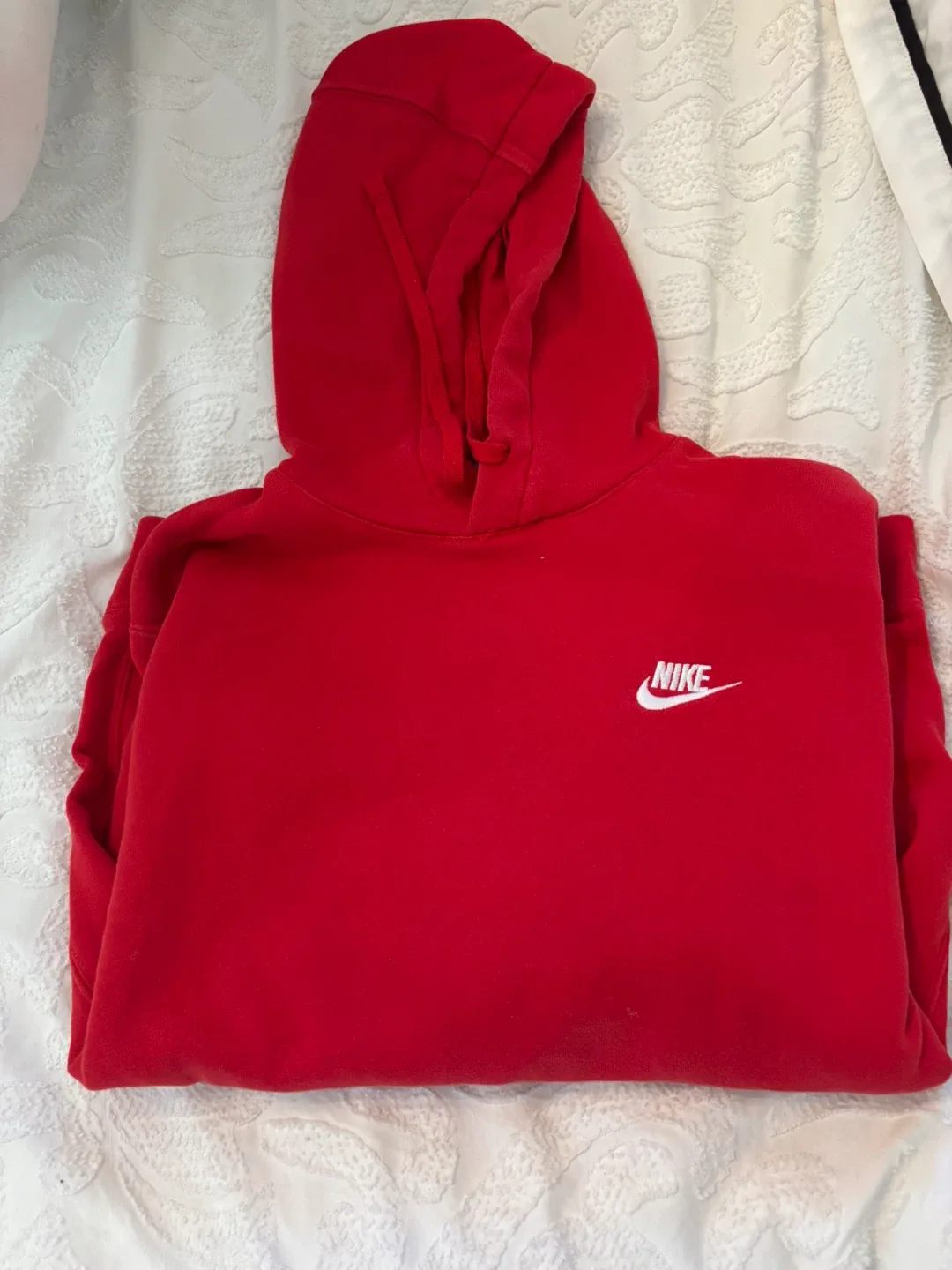 Nike Red Hoodie - Size M thumbnail
