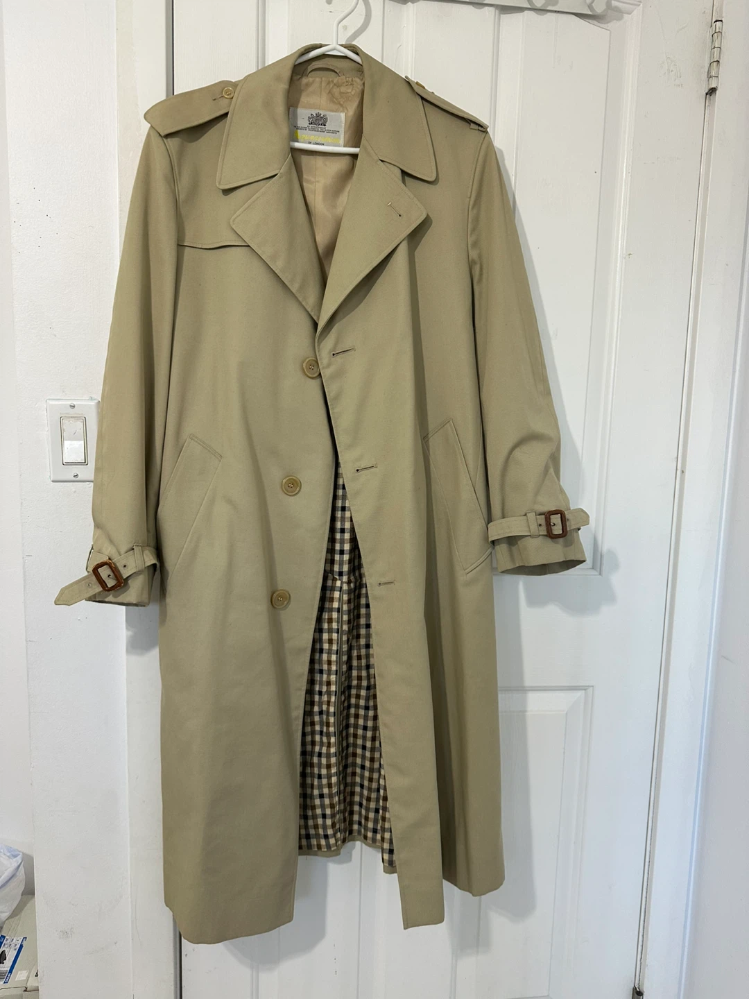 Aqua 5 Beige Trench Coat