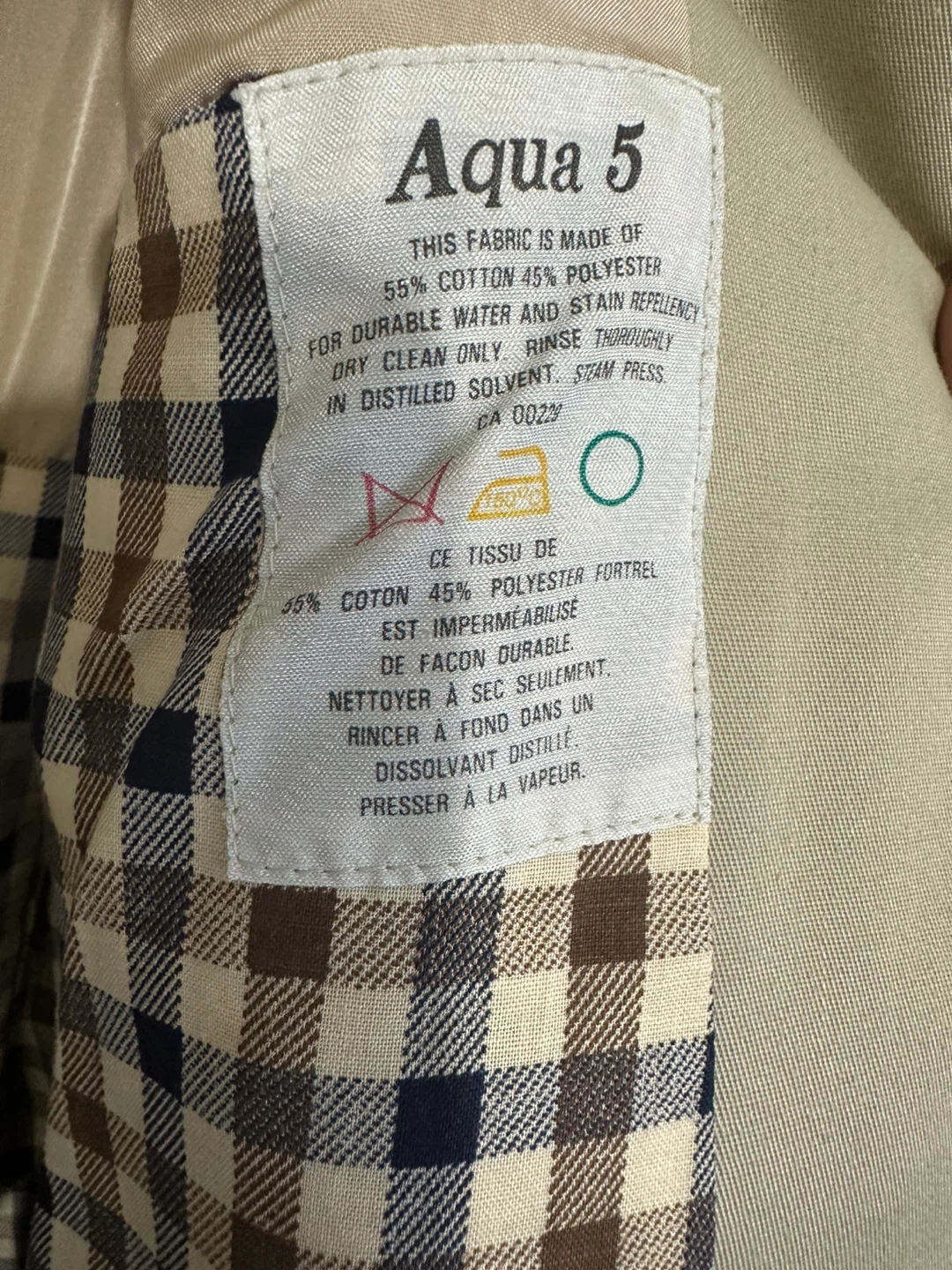 Aqua 5 Beige Trench Coat - photo 3