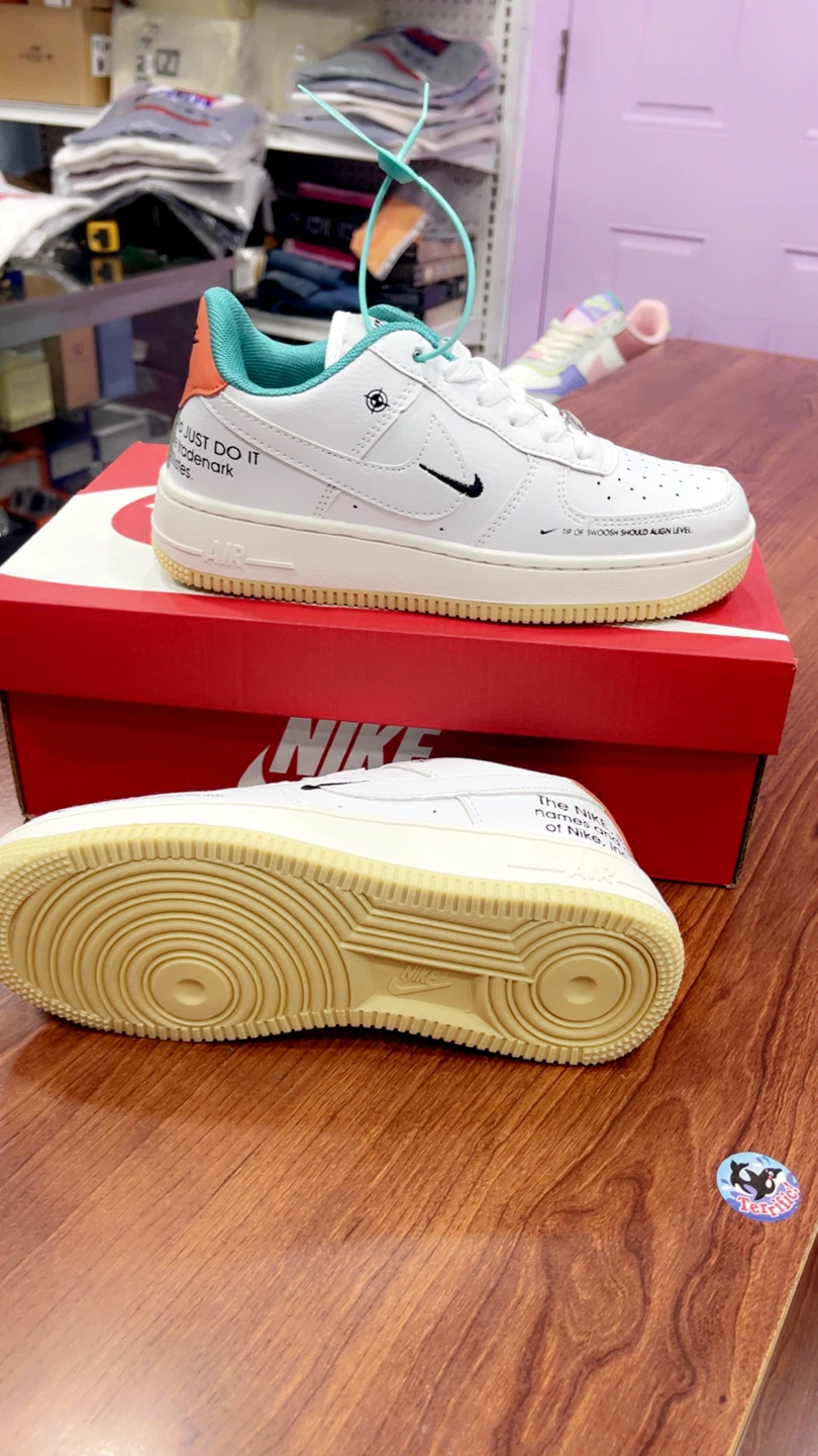 Nike Air Force 1 White Sneakers - photo 3
