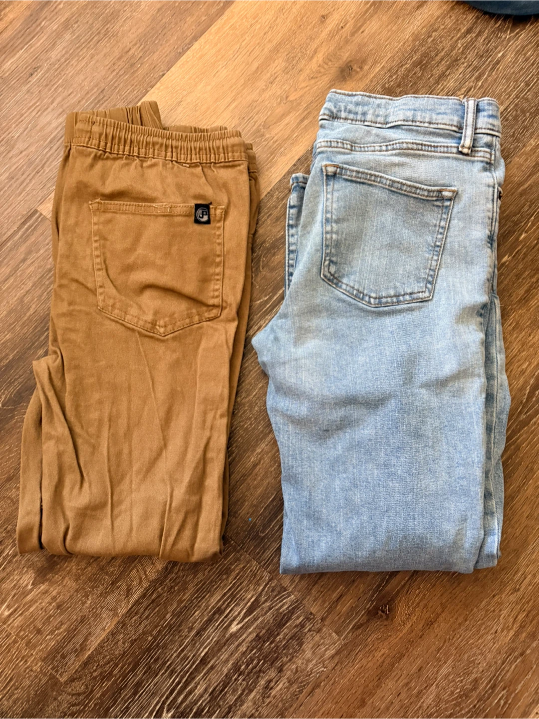 Two Pairs of Pants (Brown & Blue)