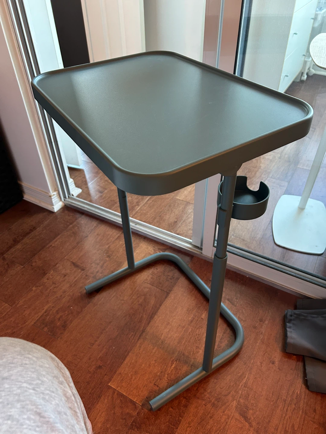 IKEA Bjorkasen gray table