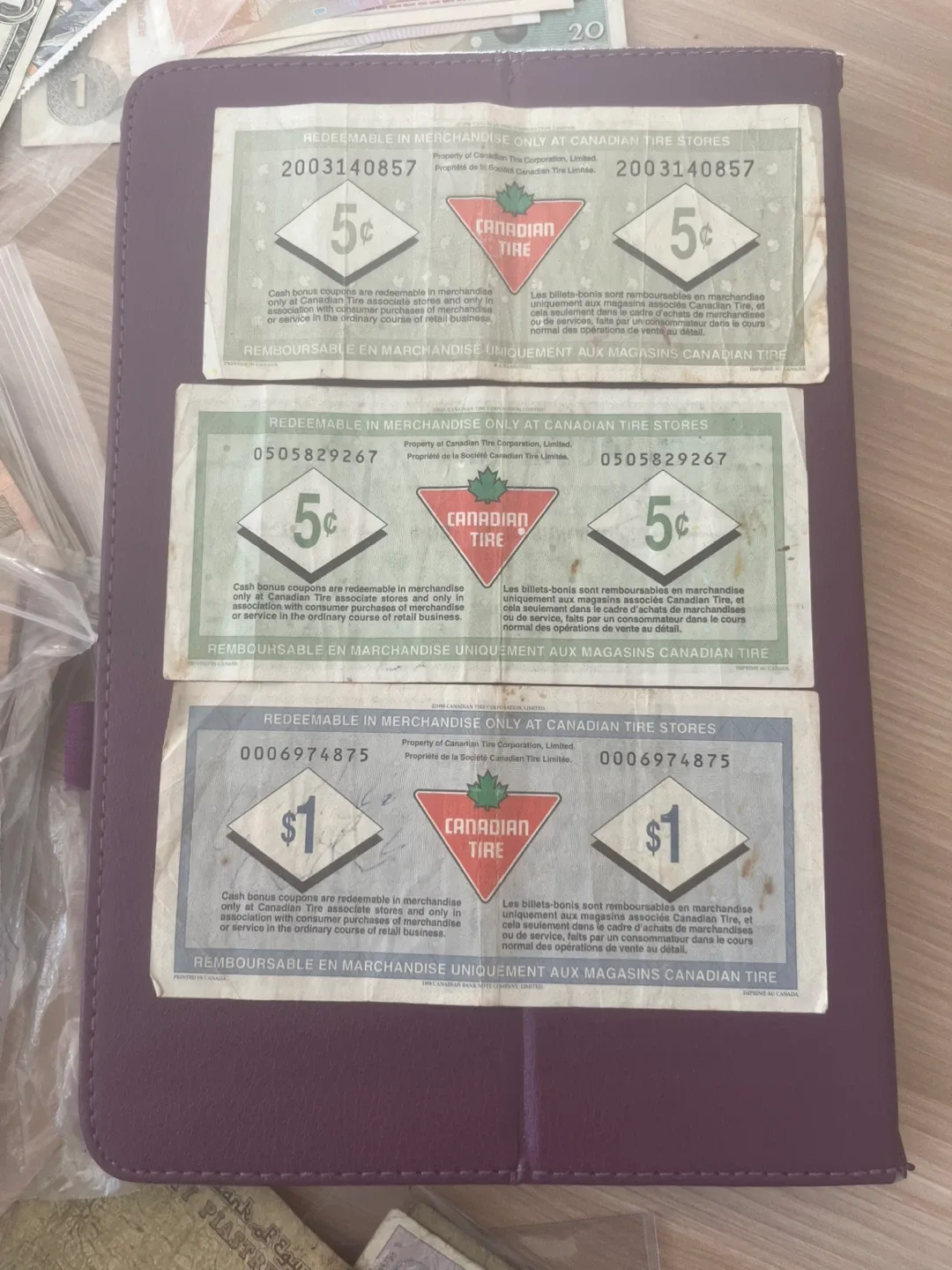 Vintage Canadian Tire Cash Bonus Coupons image indicator(2)