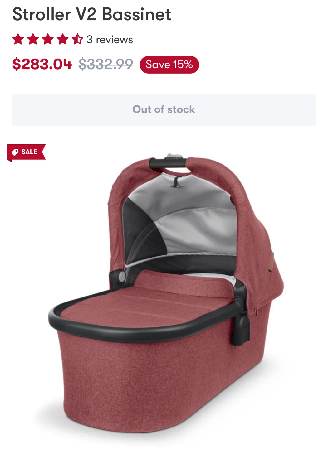 Uppababy Vista v2 bassinet and Jollyjumper stand - photo 5