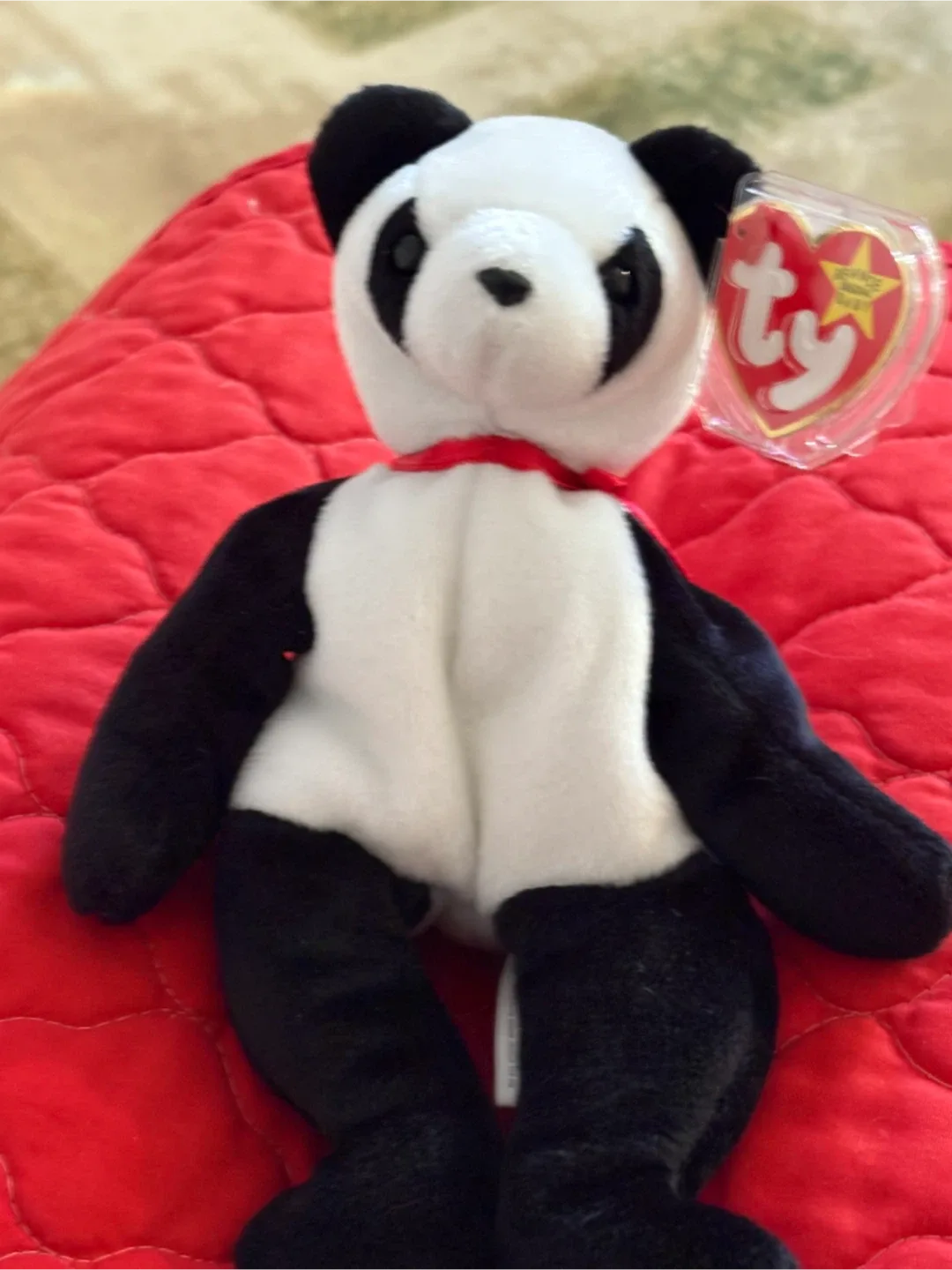 Ty Beanie Baby Bamboo Panda - Collectible Plush thumbnail