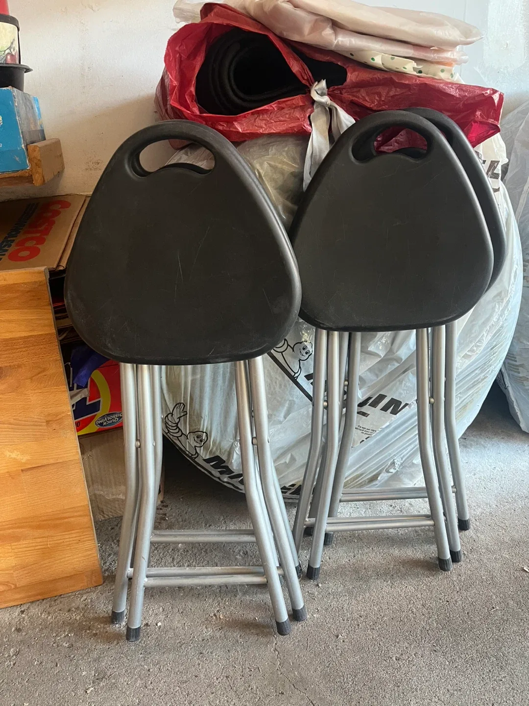 Folding Step Stool - Black thumbnail