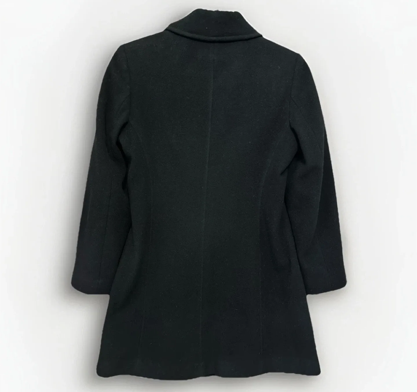 Anne Klein Black Wool Blend Coat image indicator(2)