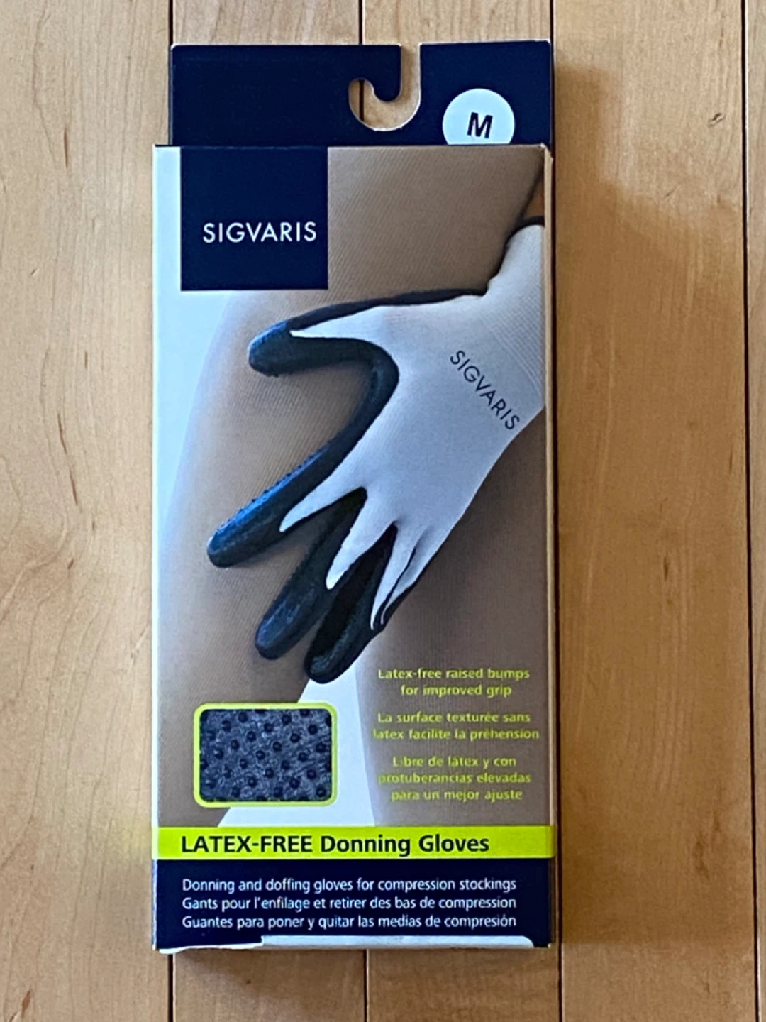 🥕SIGVARIS Latex-Free Donning Gloves - Size M - photo 3