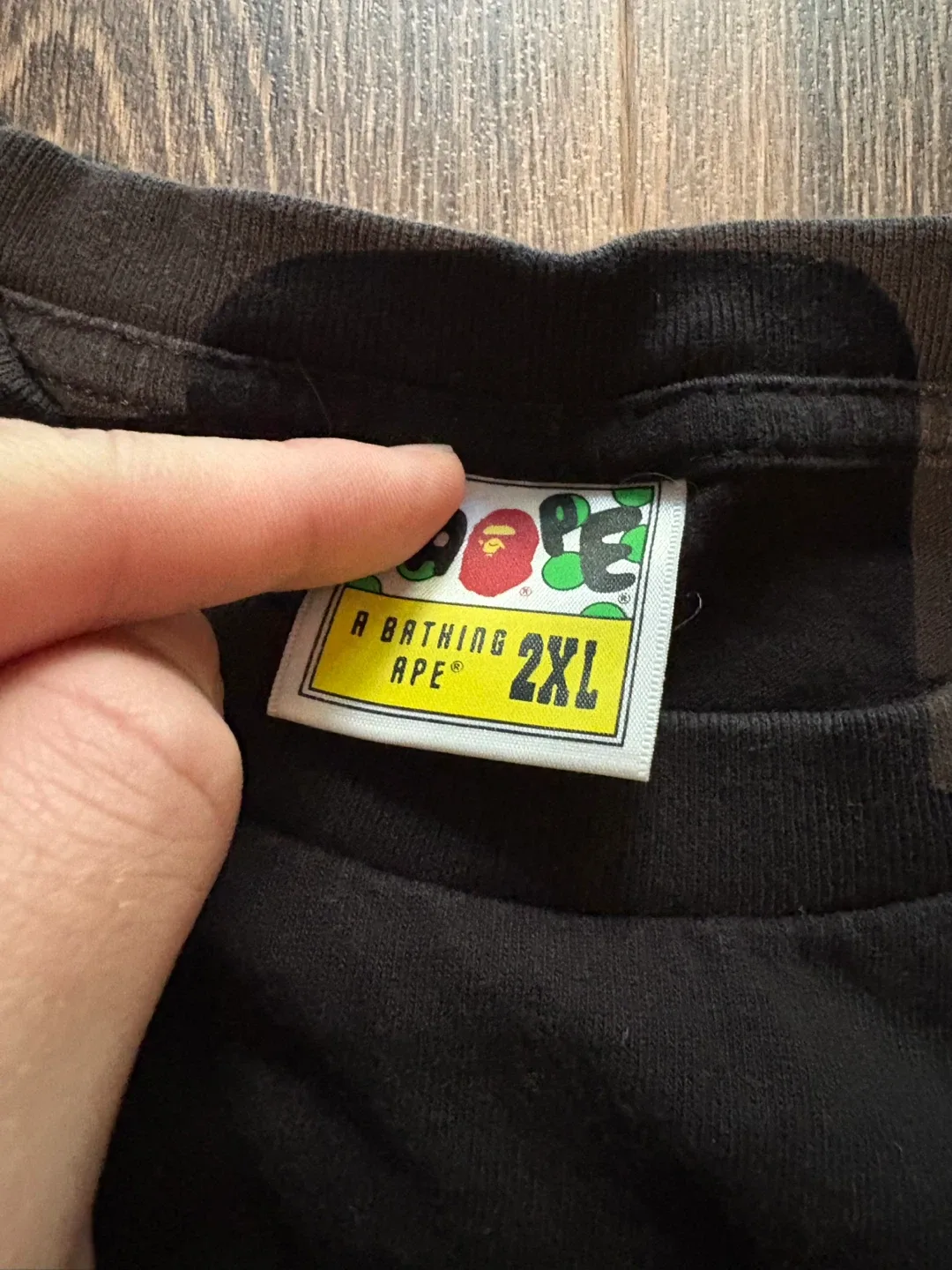 A Bathing Ape (BAPE) Black T-Shirt image indicator(2)